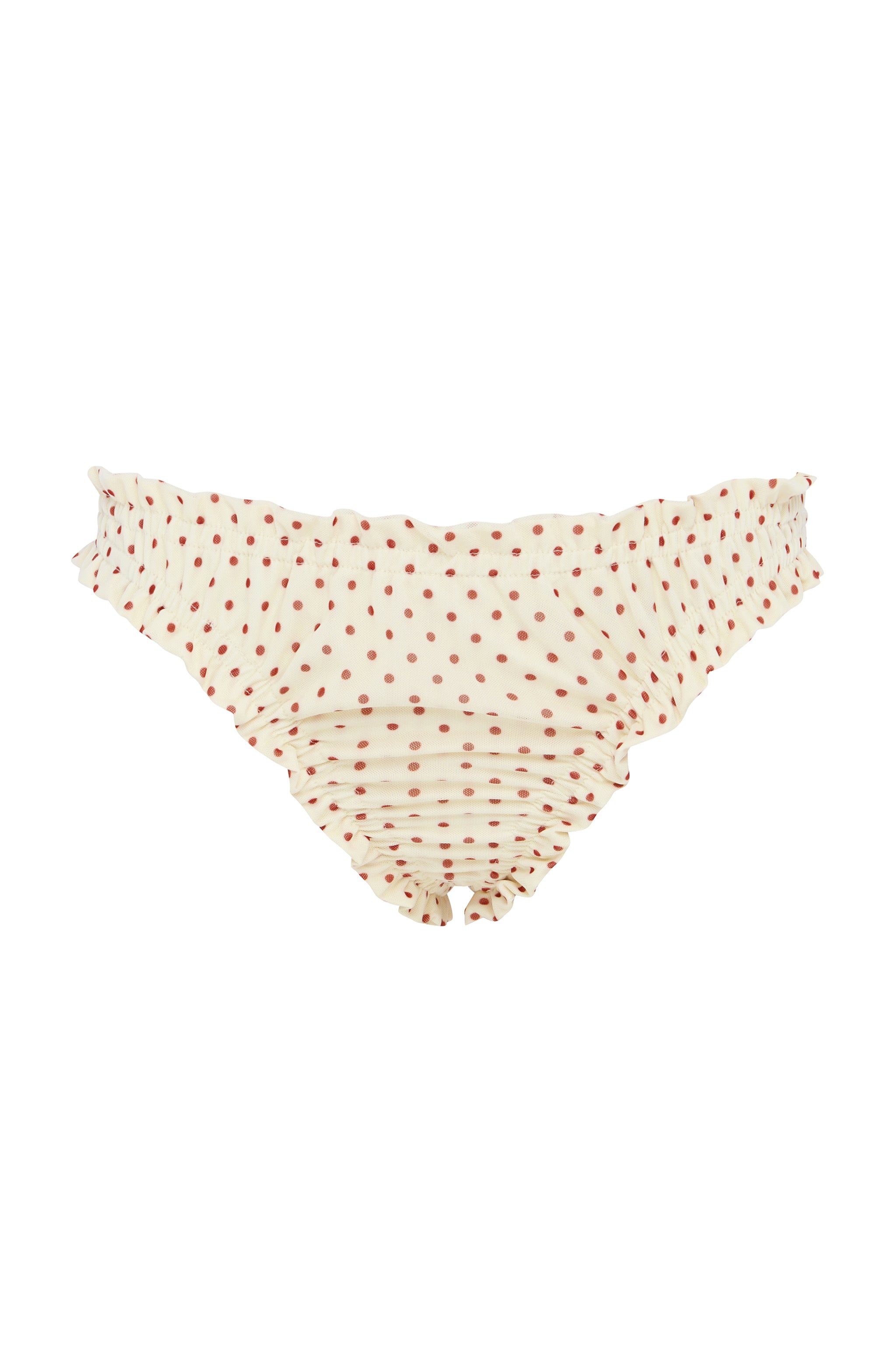 Lottie Bikini Bottom | Cream Polka Dot