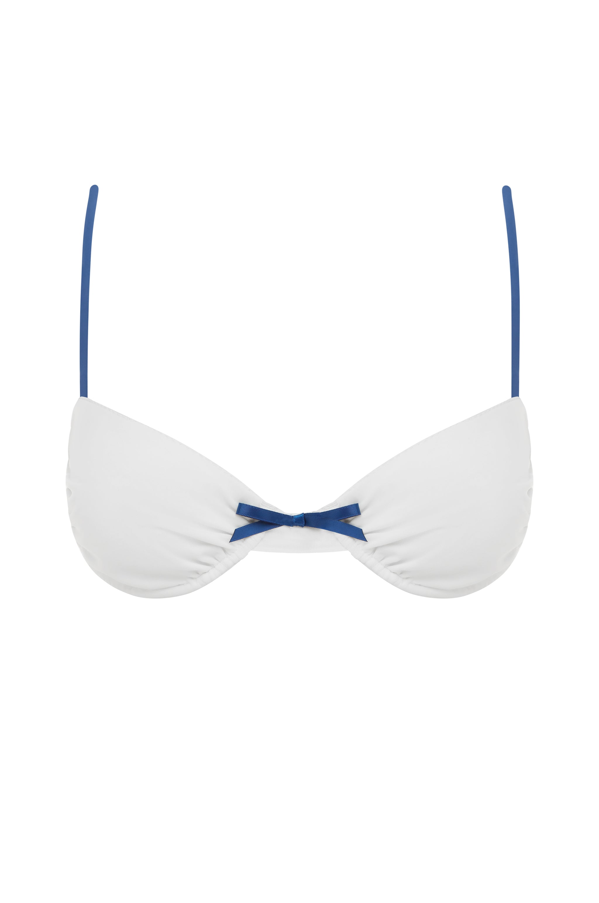 Jeanie Bikini Top | White