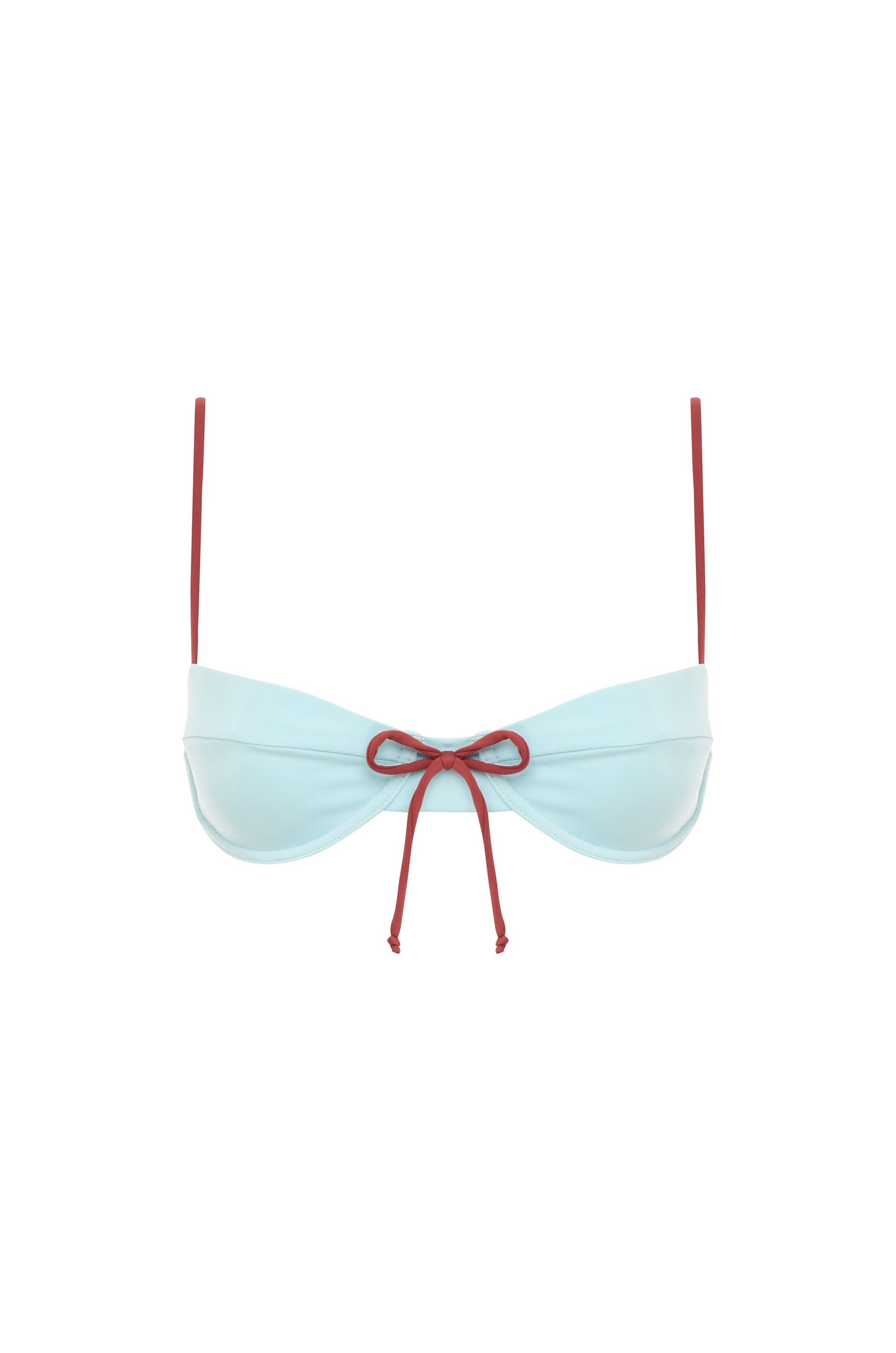 Jeanie Bikini Top | Baby Blue