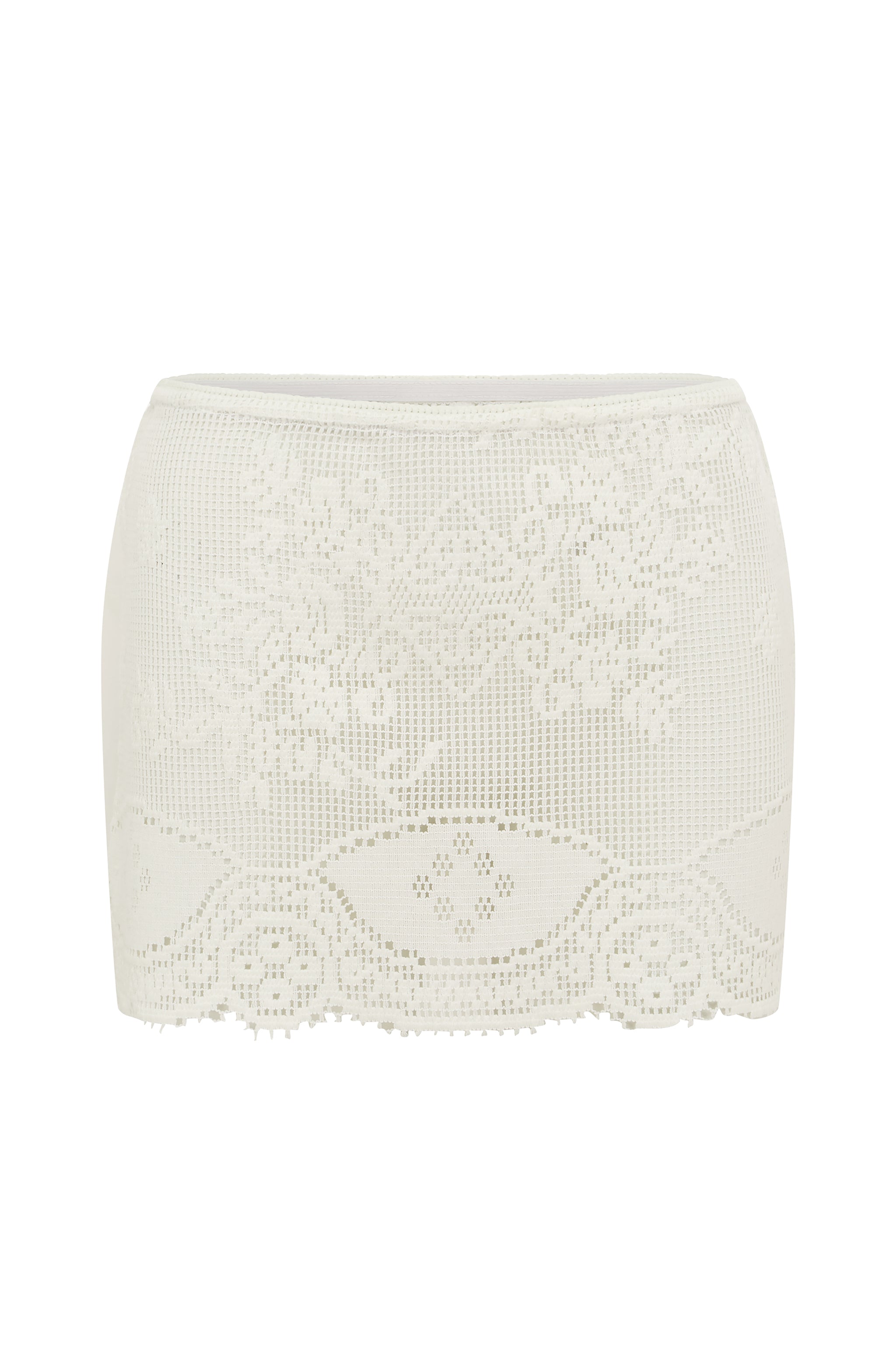 Belinda Skirt | White Lace
