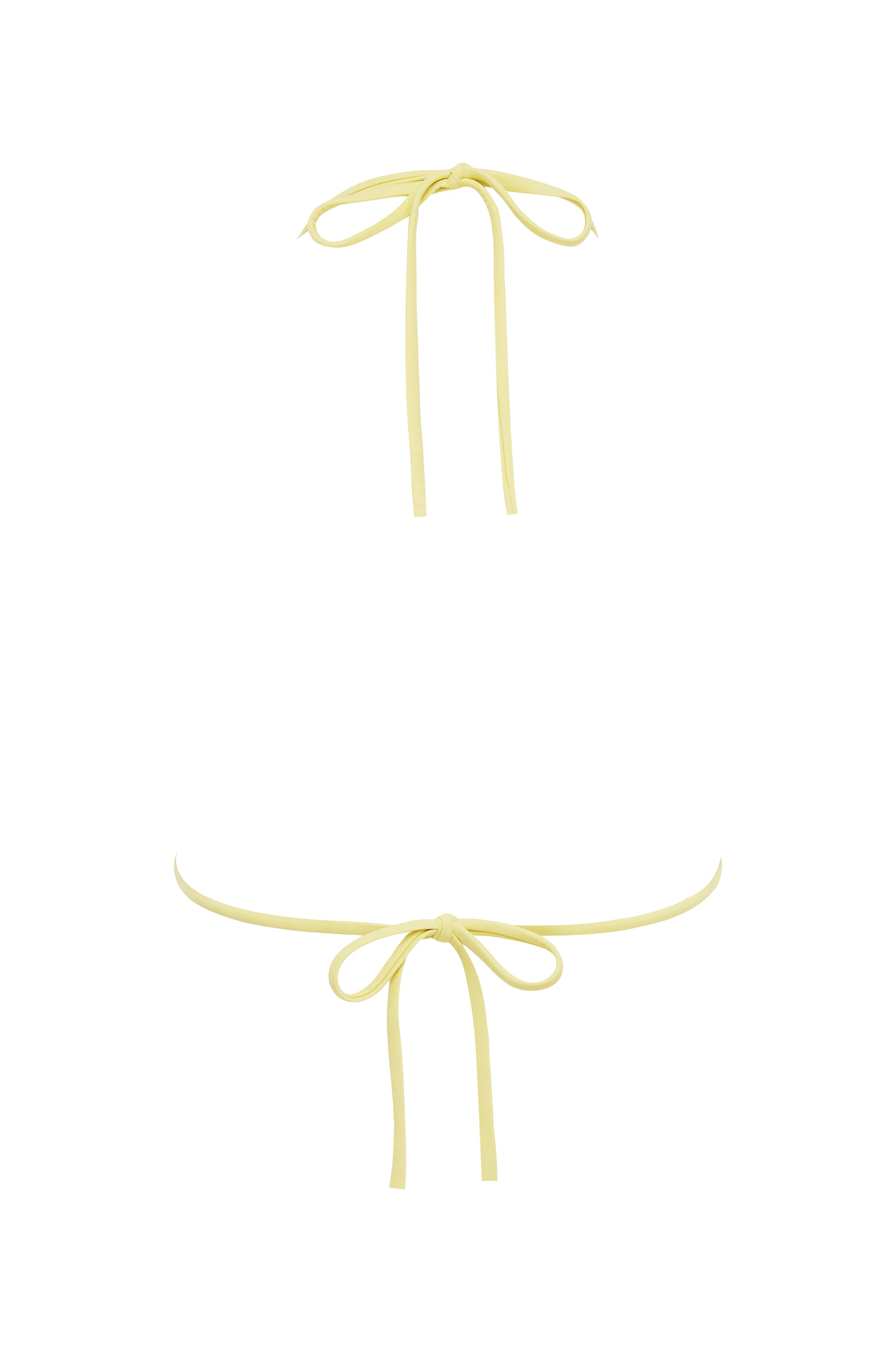 Billie Bikini Top | Yellow