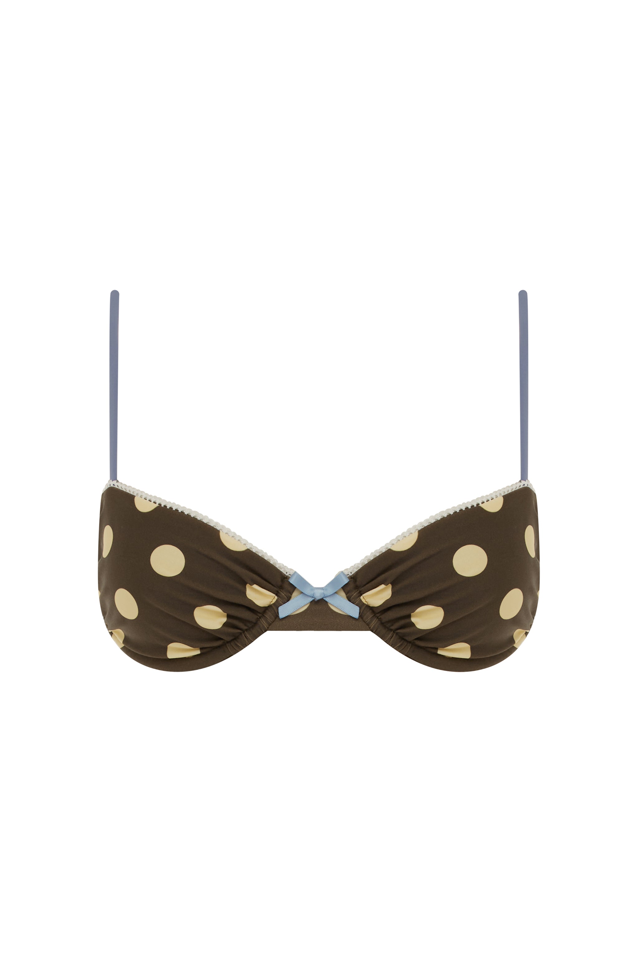Jeanie Bikini Top | Layla Big Dot