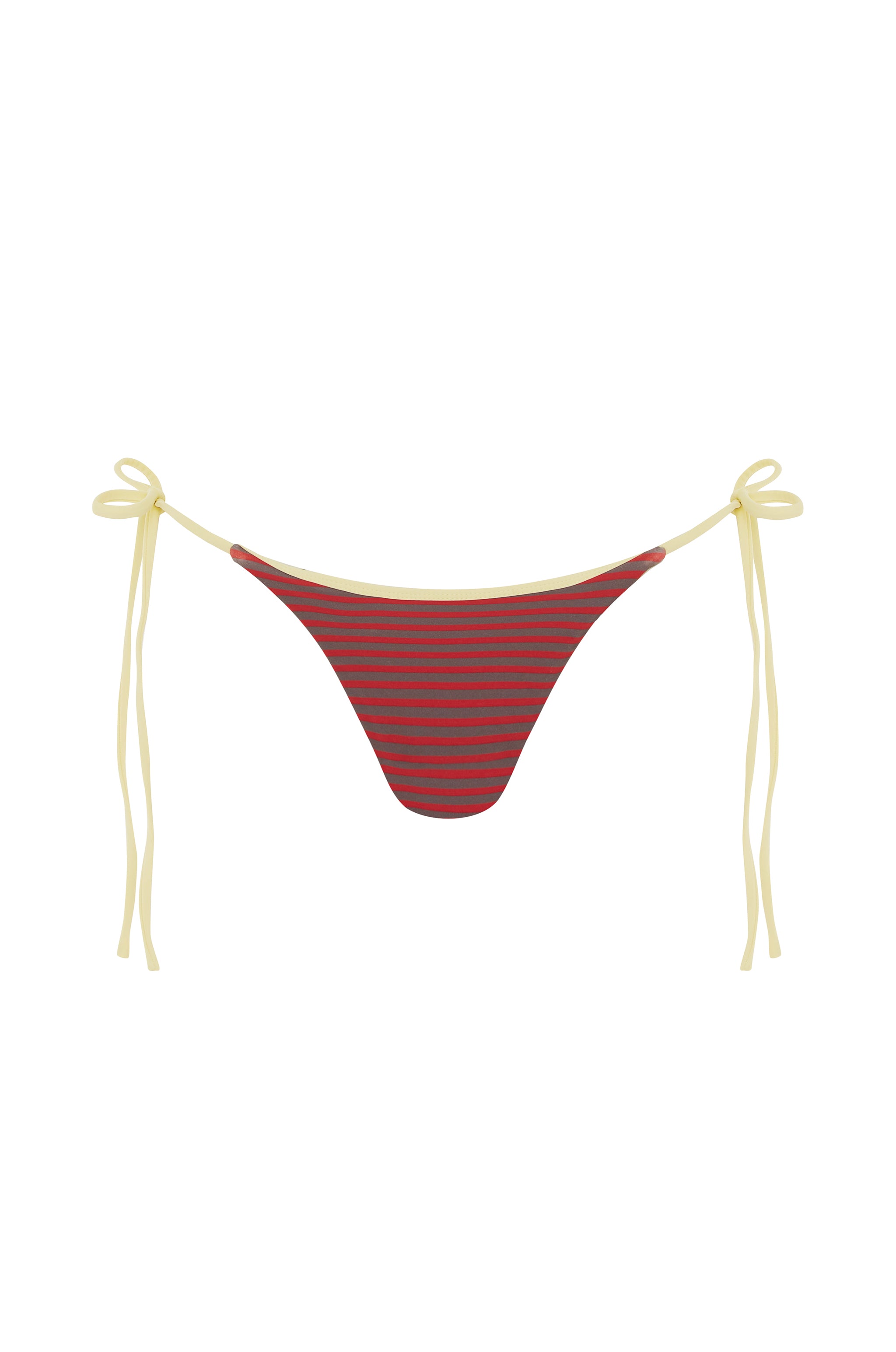 Juni Bikini Bottom | Red Stripe