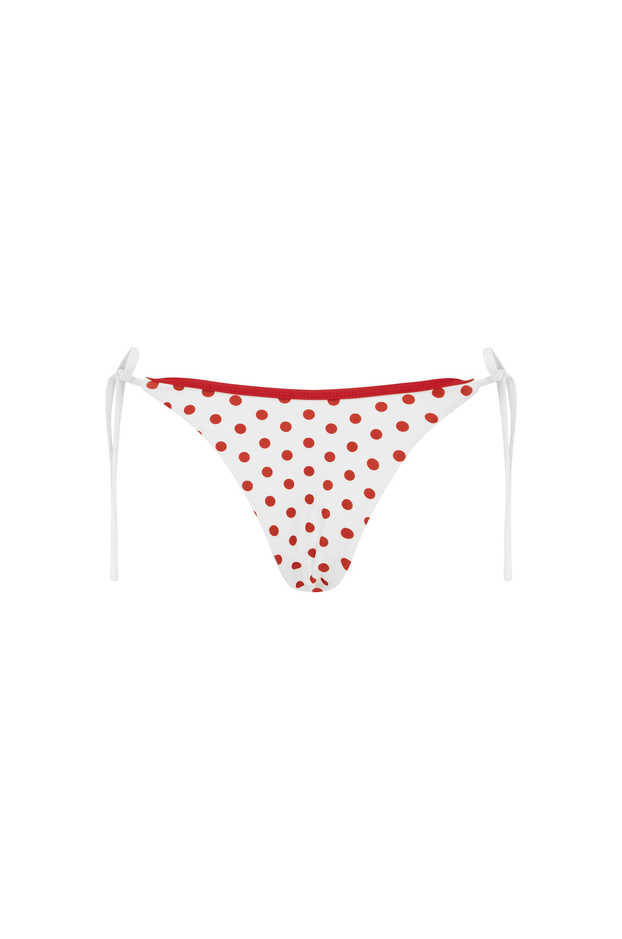 Juni Bikini Bottom | Red/White Polka Dot