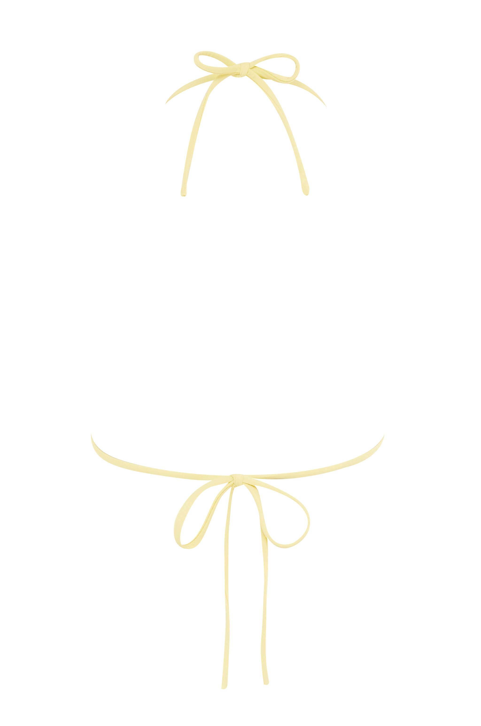 Juni Bikini Top | Pale Yellow