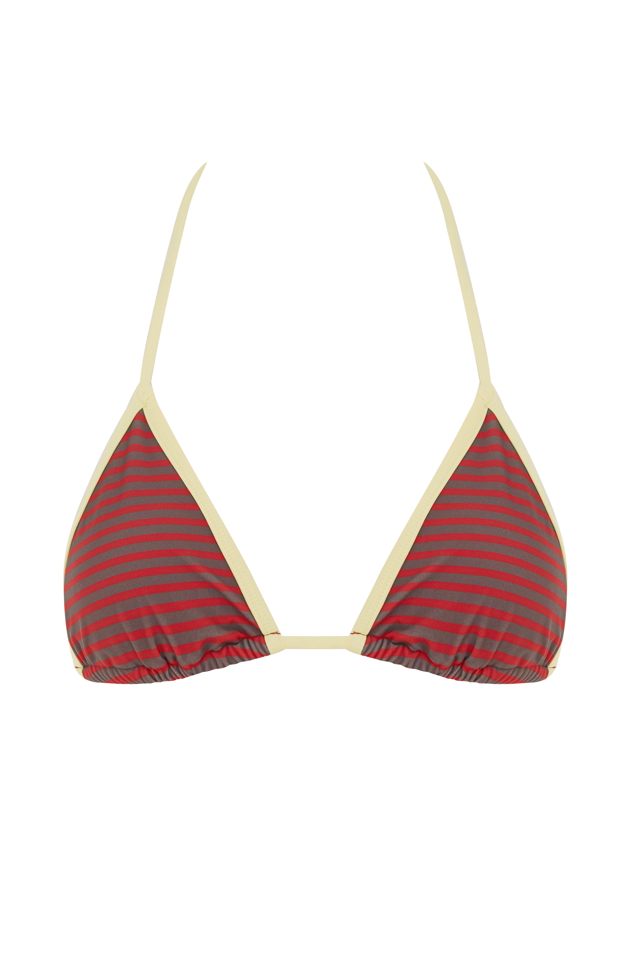Juni Bikini Top | Red Stripe