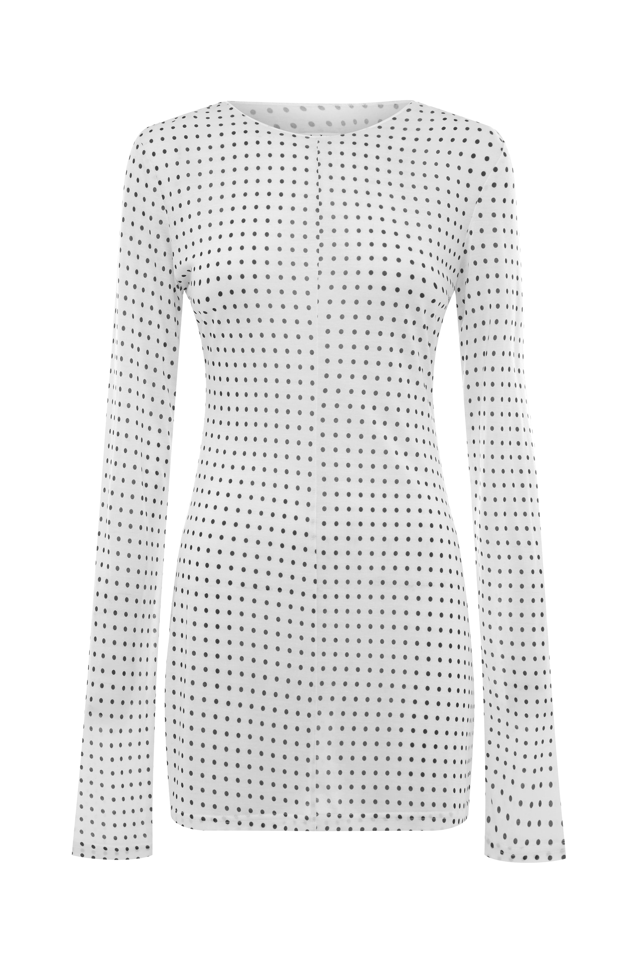 Kenny Dress | White Polka Dot