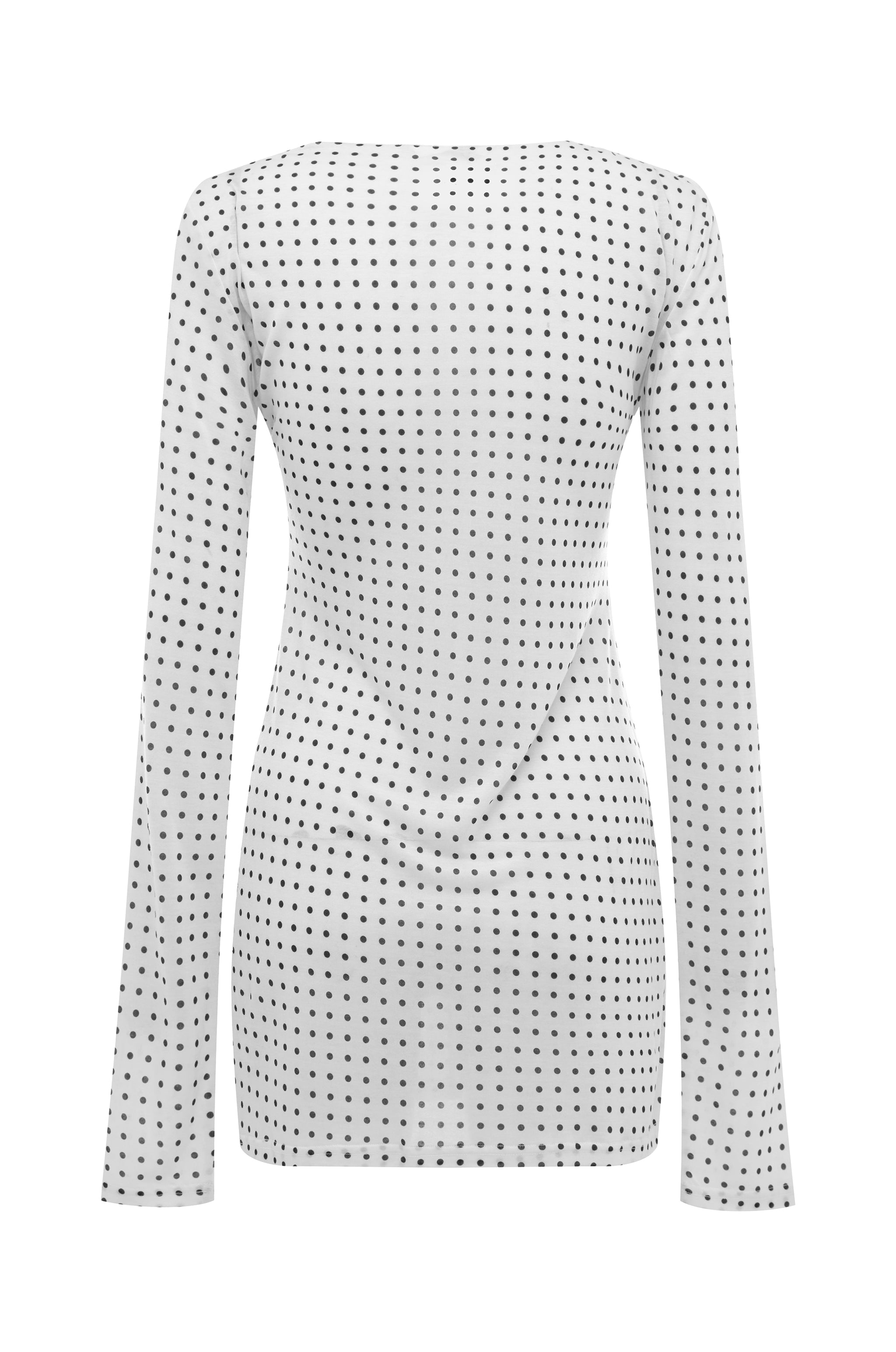 Kenny Dress | White Polka Dot