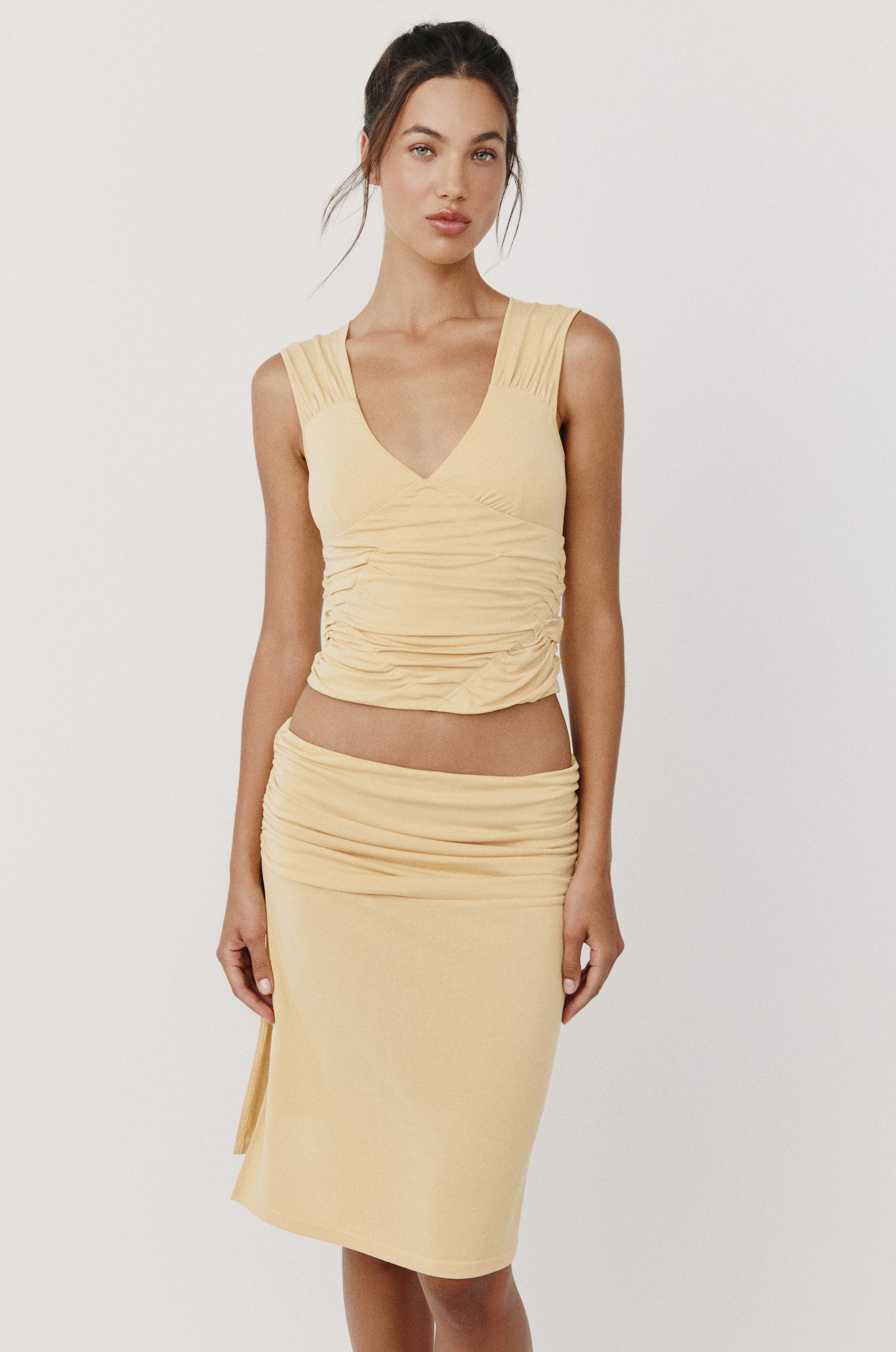 Lila Top | Yellow