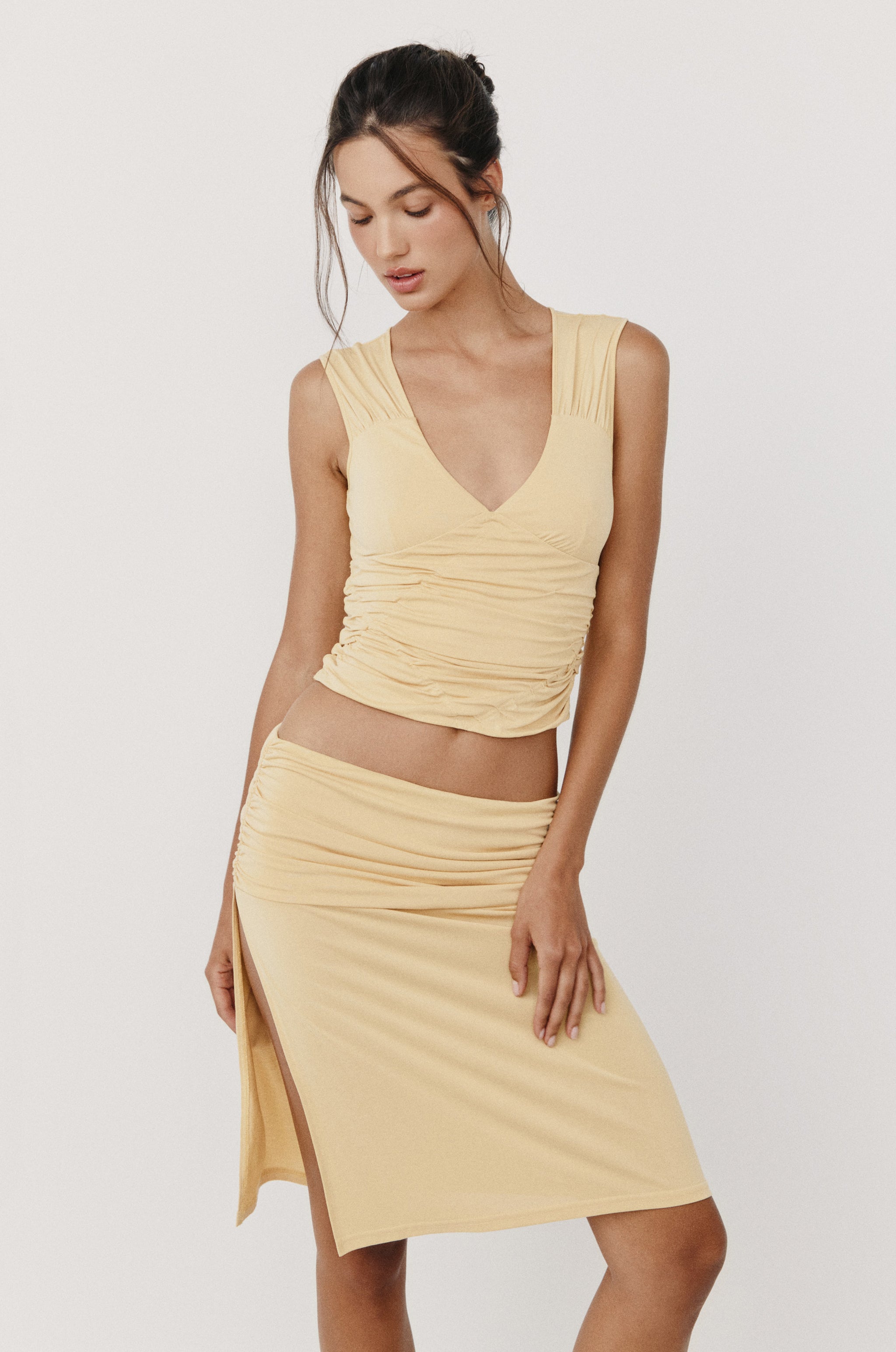 Lila Top | Yellow