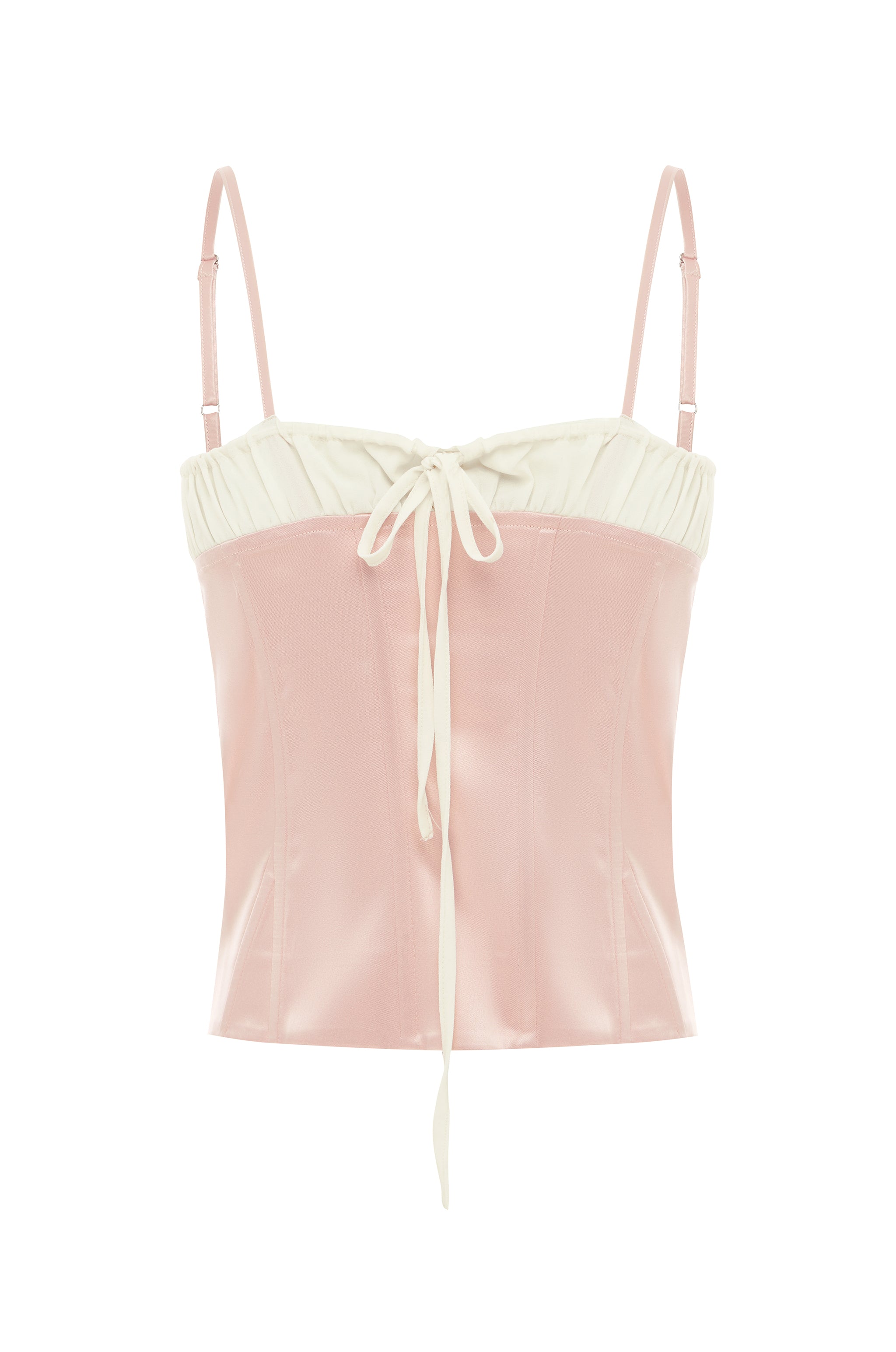 Sylvie Corset Top | Baby Pink