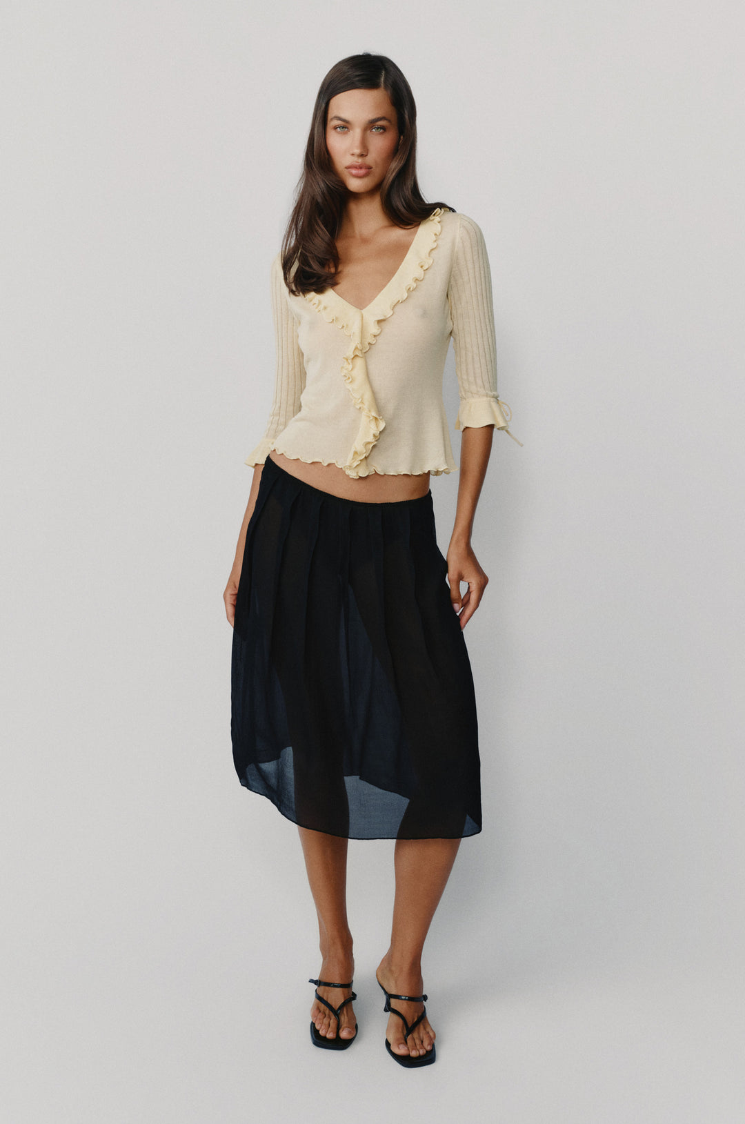 Emily Top | Pale Yellow alternate product view
