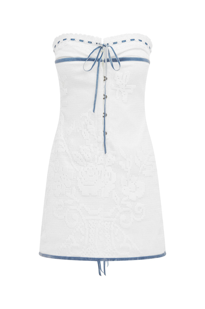Sabrin Dress | White Lace
