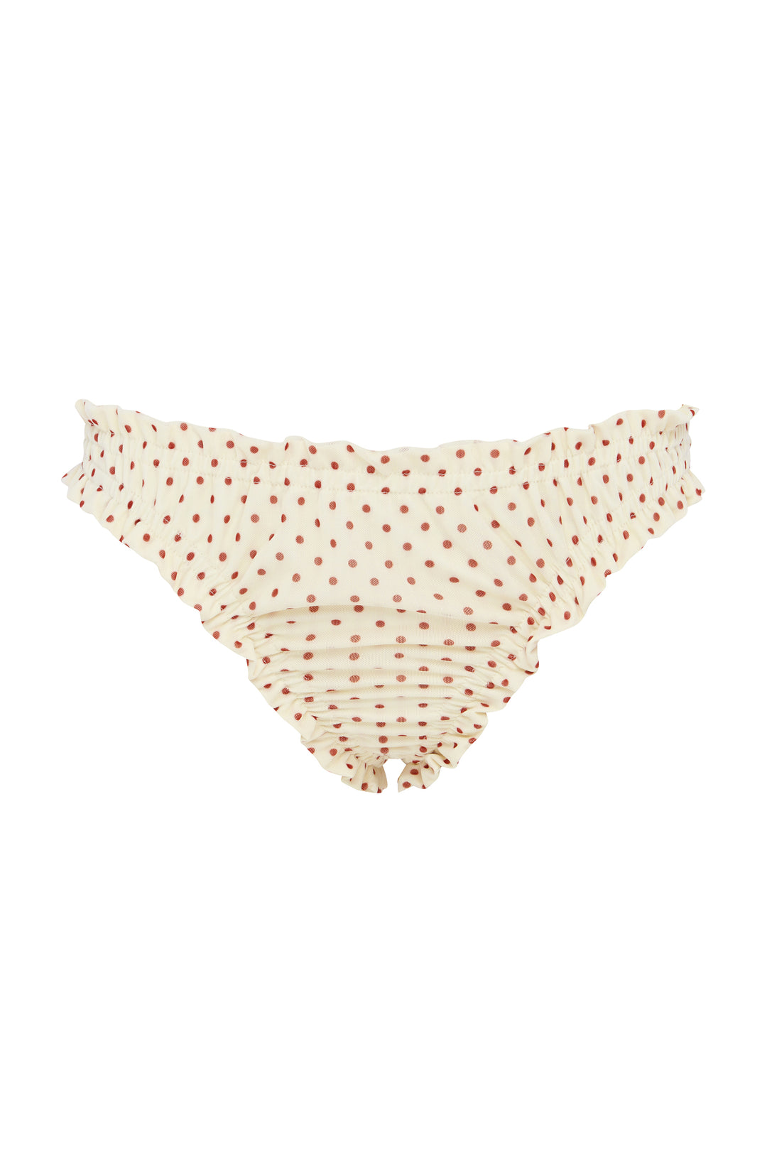 Lottie Bikini Bottom | Cream Polka Dot