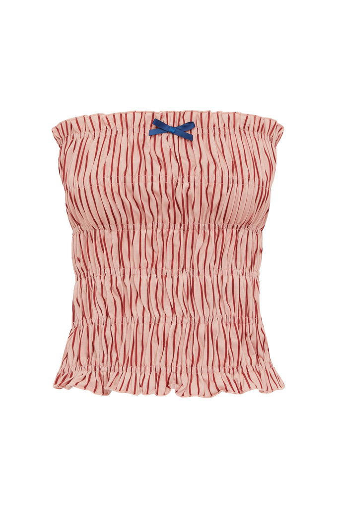 Bea Top | Pink Stripe