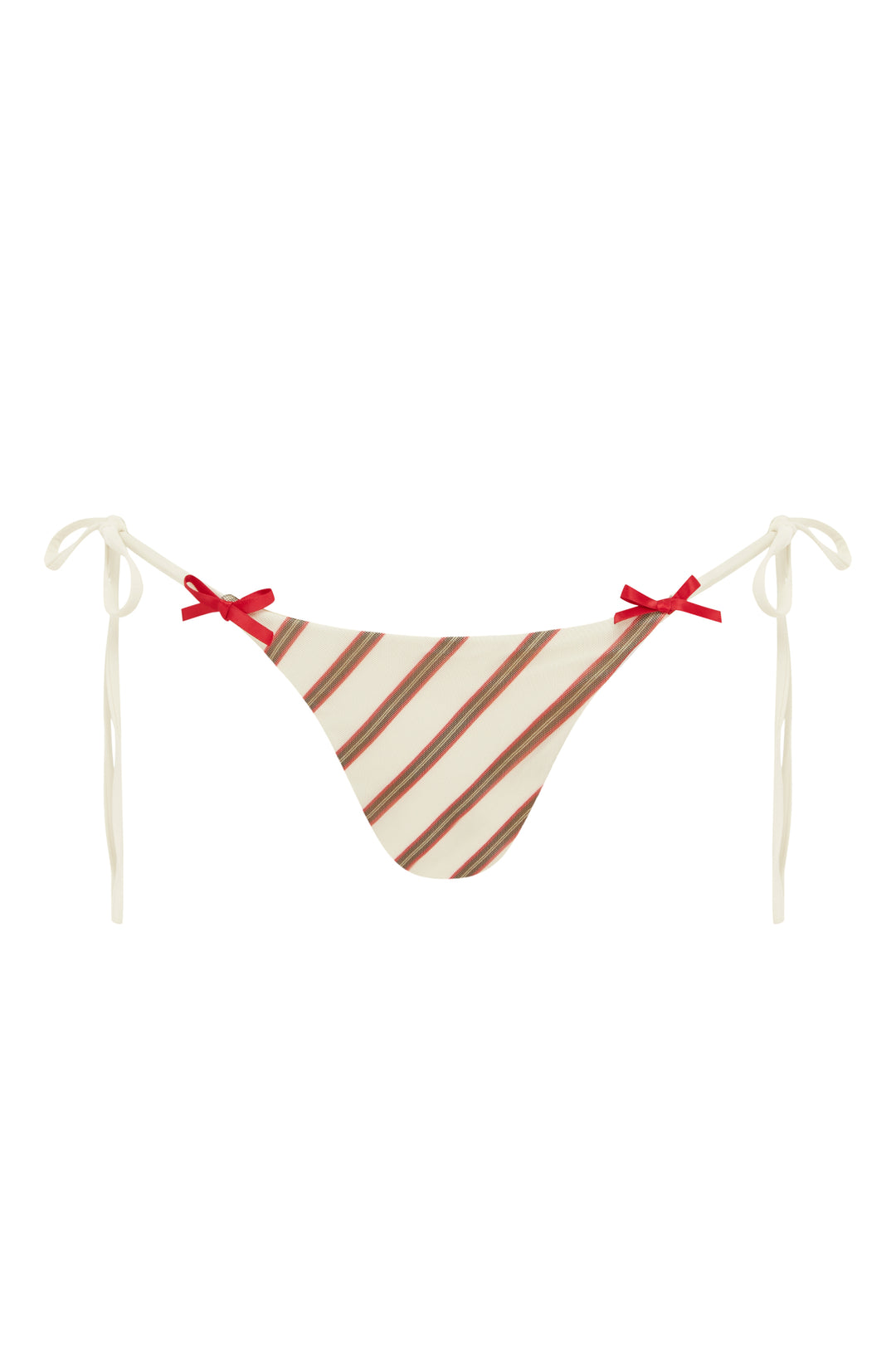 Juni Bikini Bottom | Cream Stripe