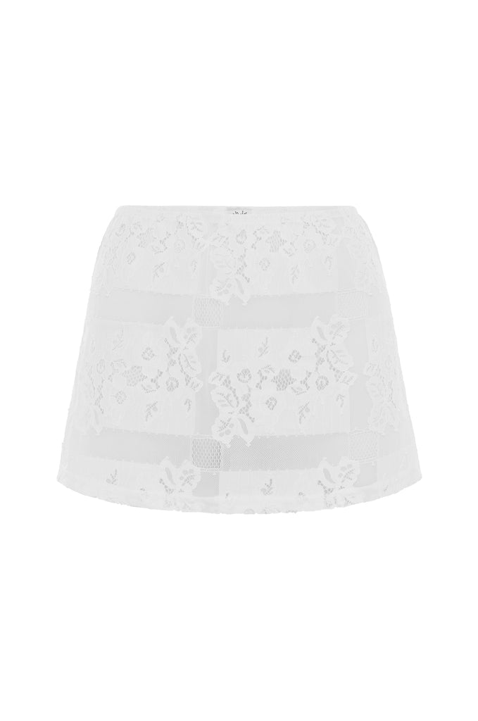 Simi Mini Skirt | White