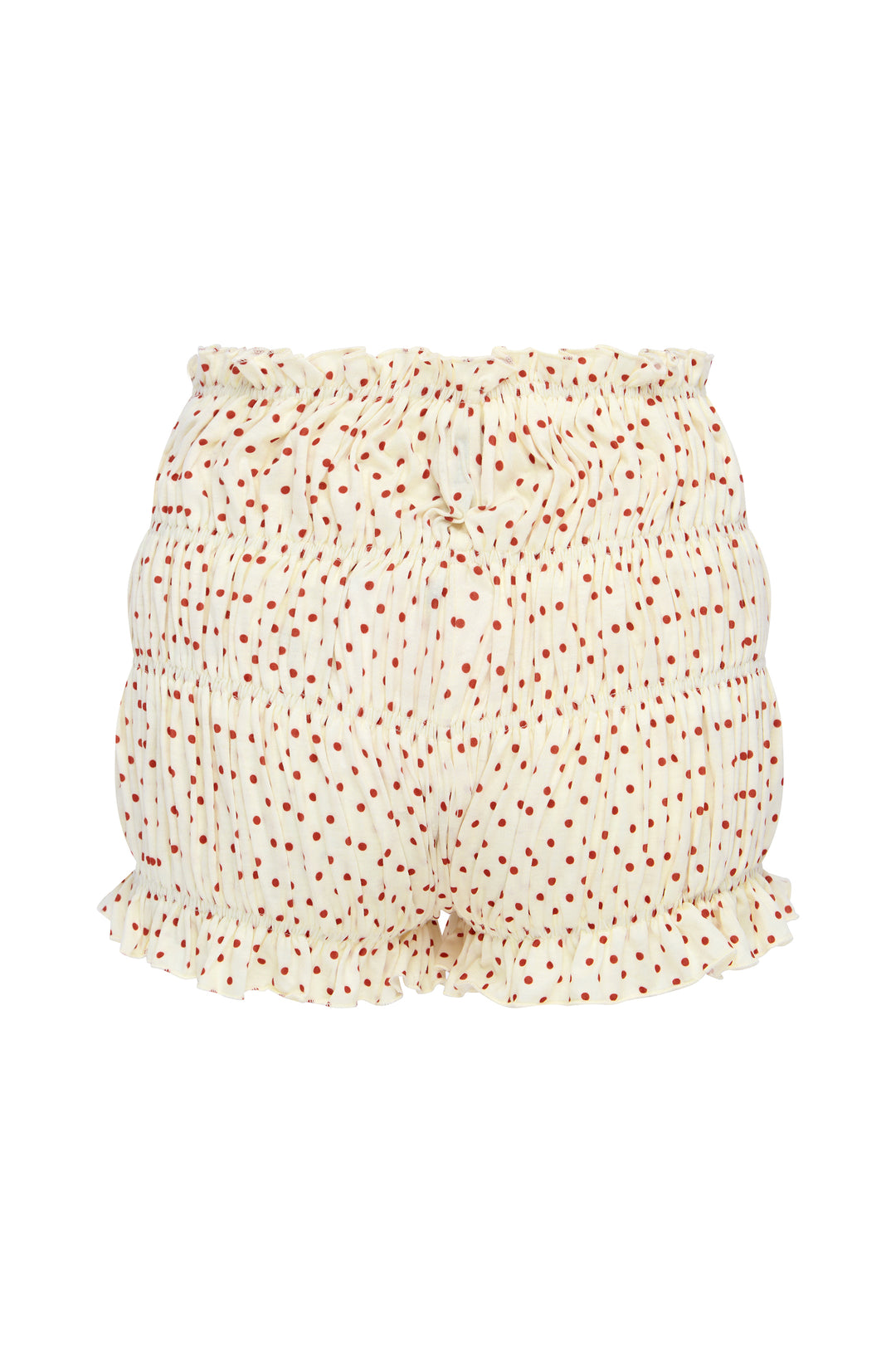 Bea Shorts | Cream Polka Dot