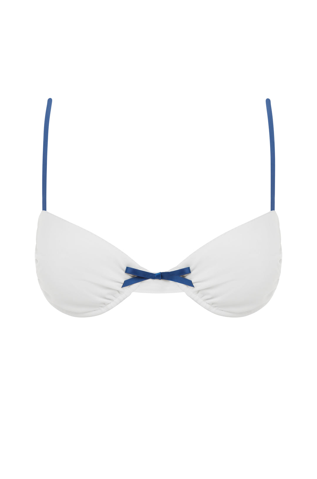 Jeanie Bikini Top | White