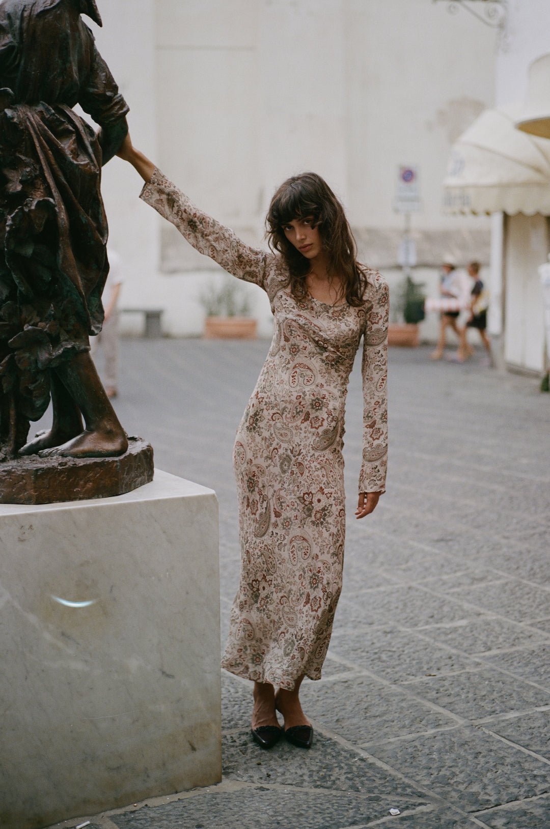 Josephine Dress | Stone Paisley alternate product view