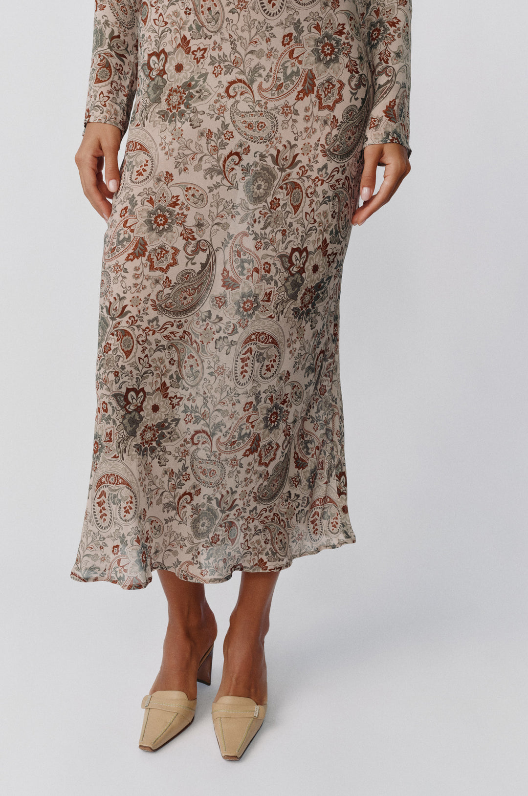 Josephine Dress | Stone Paisley alternate product view