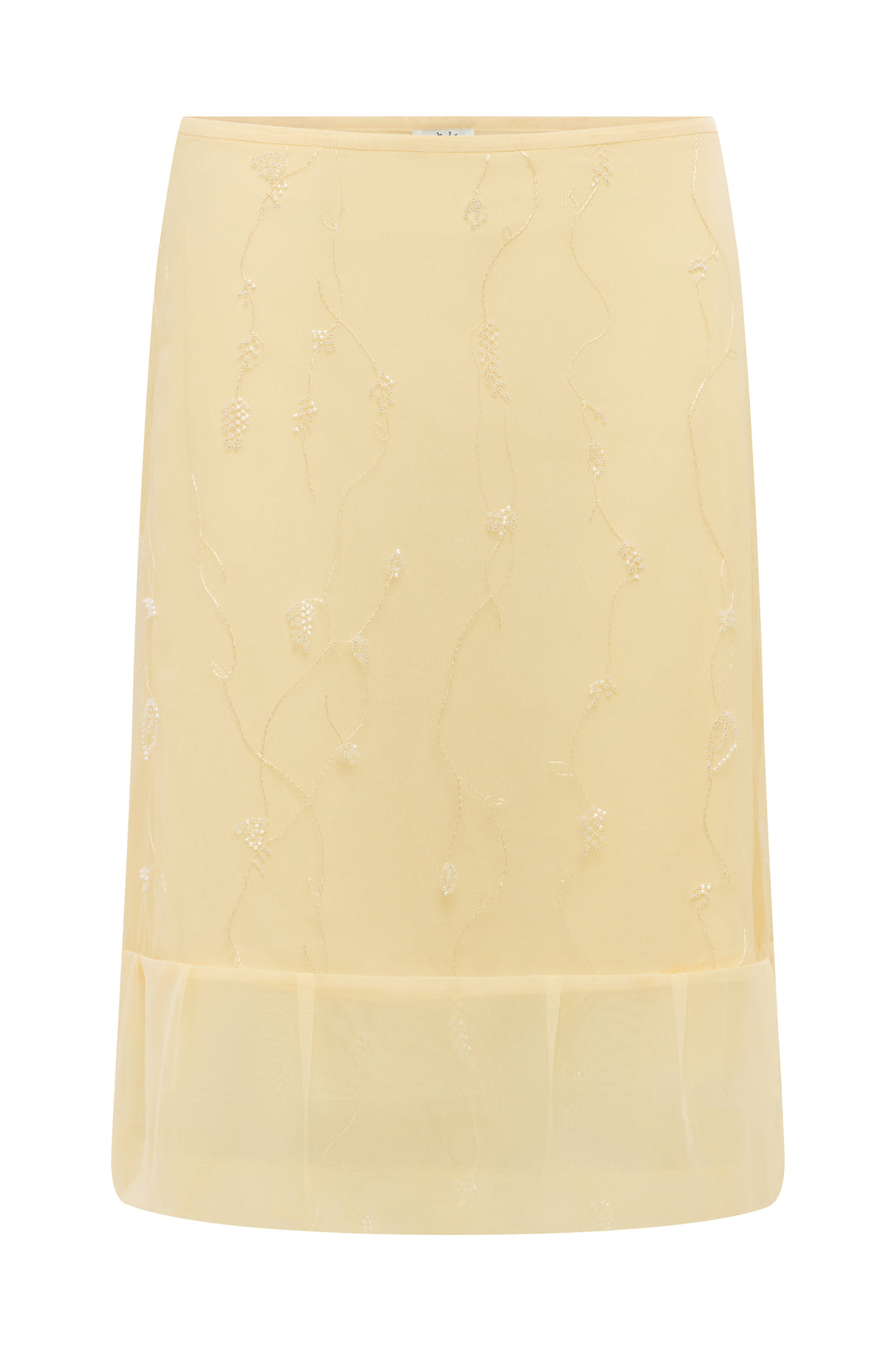 Kayla Skirt | Champagne alternate product view