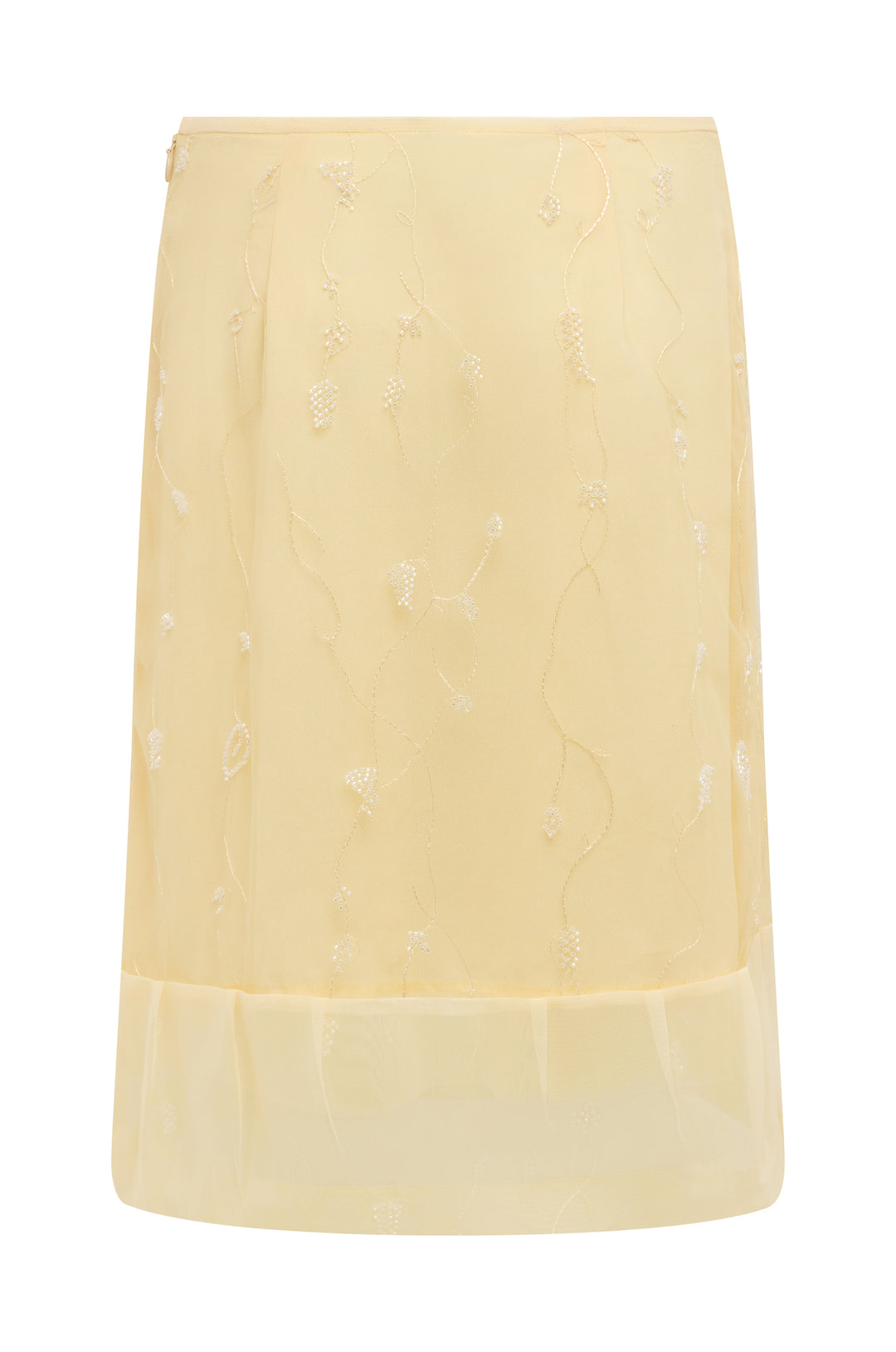Kayla Skirt | Champagne alternate product view