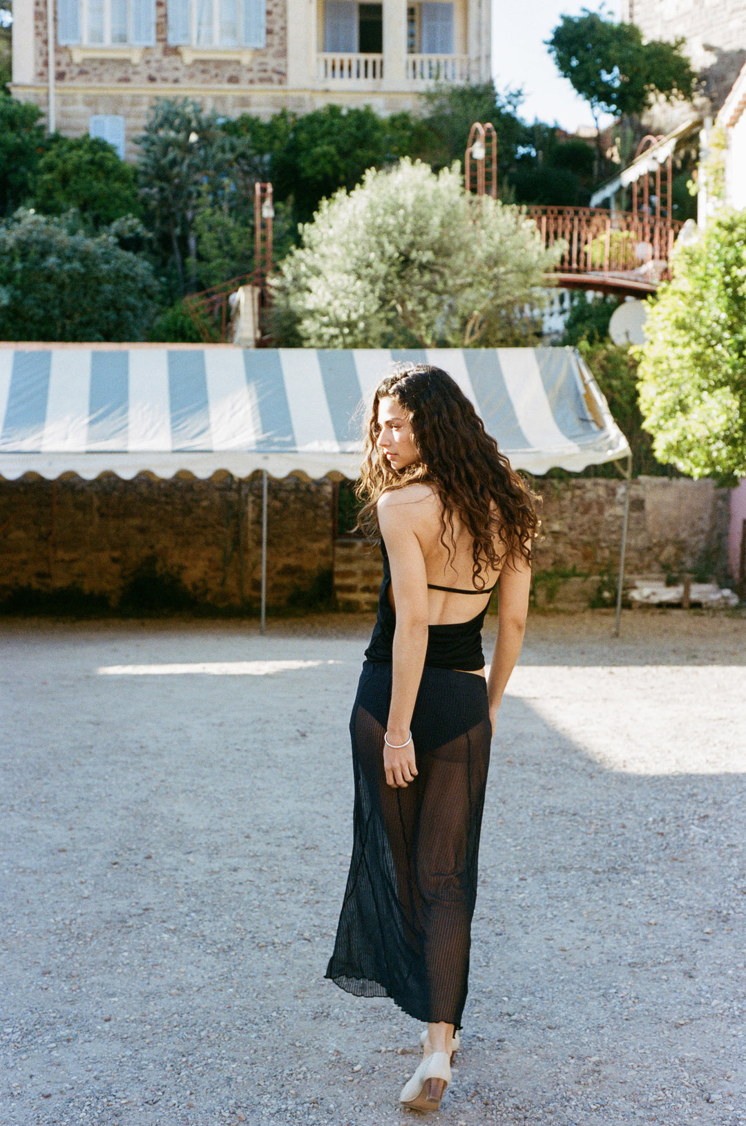 Lorenzo Midi Skirt | Black