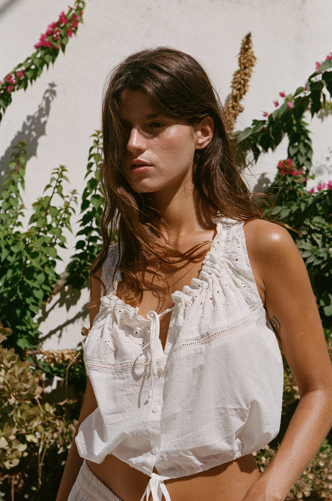 Simos Top | White