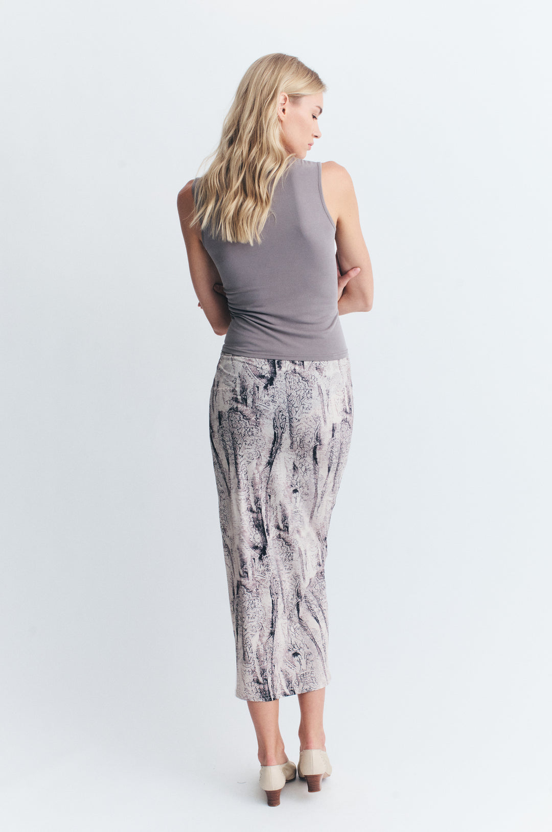 Musa Rolomana Romana Midi Skirt | Musa – With Jéan