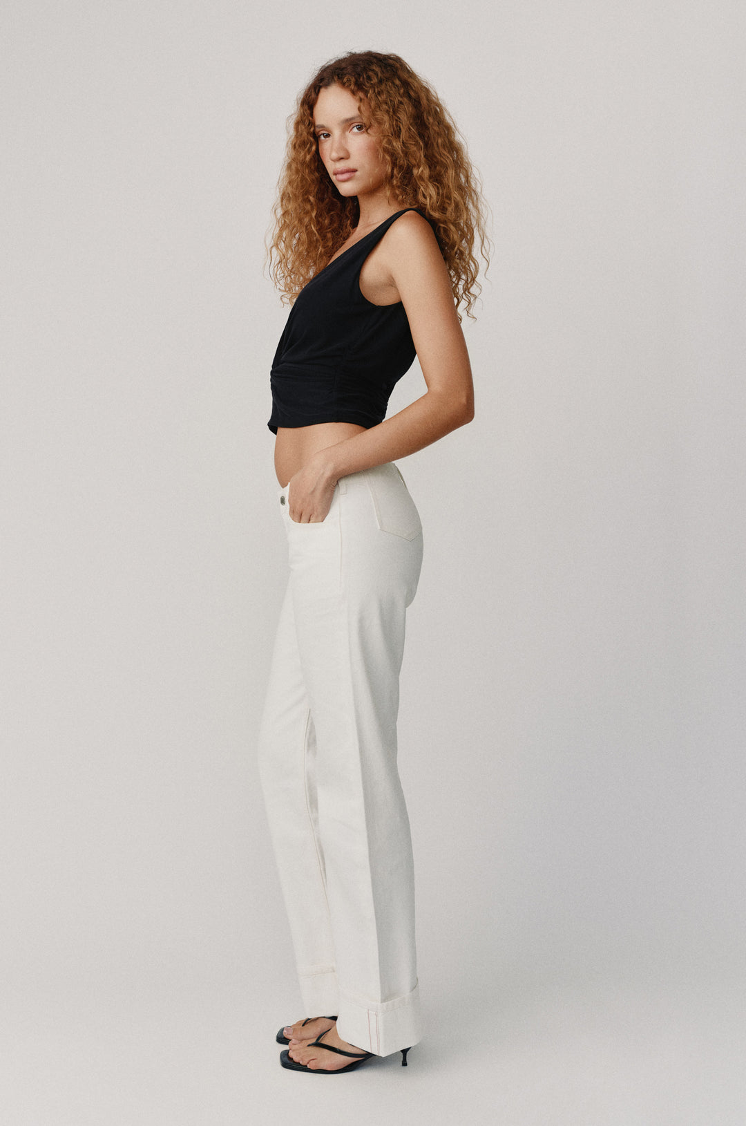 Agnes Jeans | White
