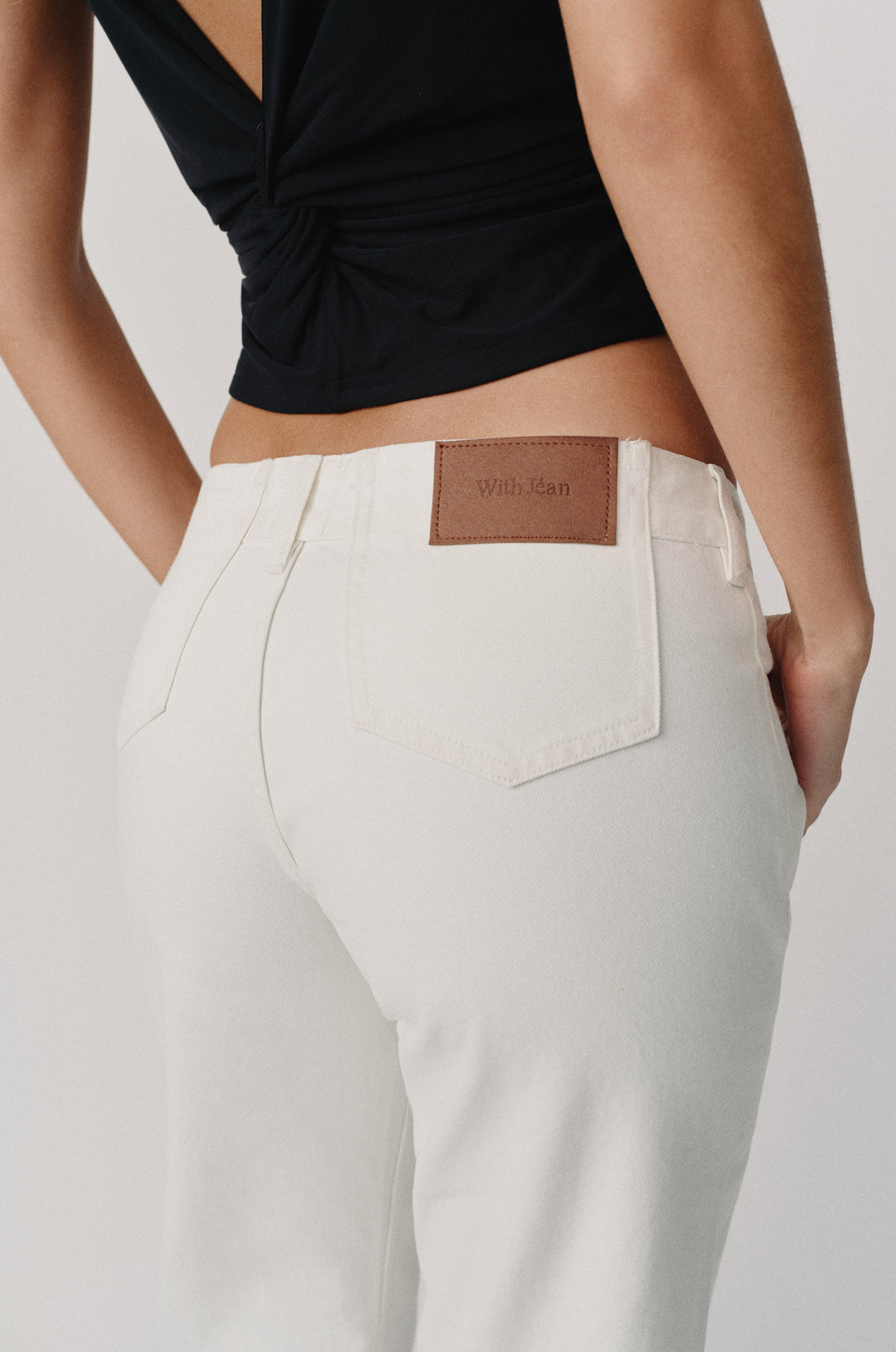 Agnes Jeans | White