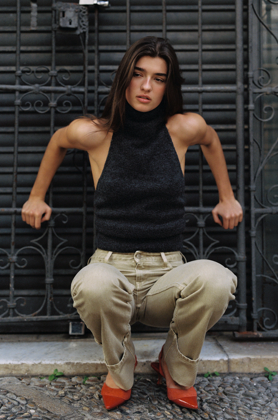 Alyssa Top | Charcoal