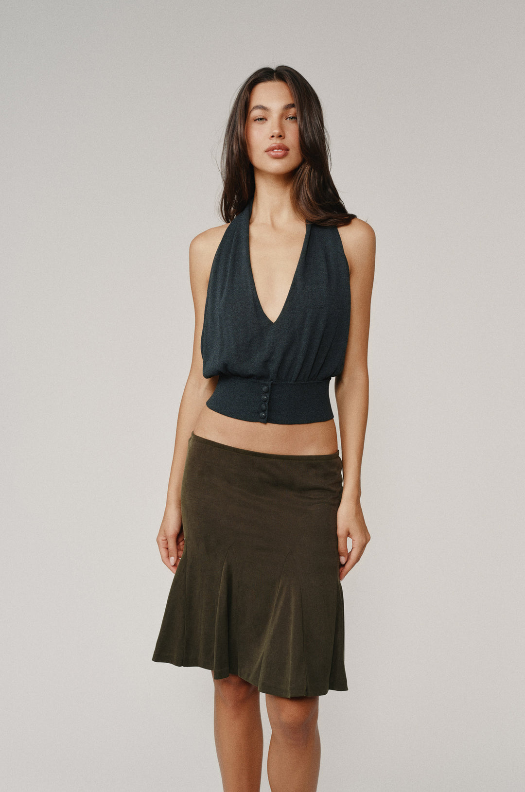 Amber Top | Charcoal