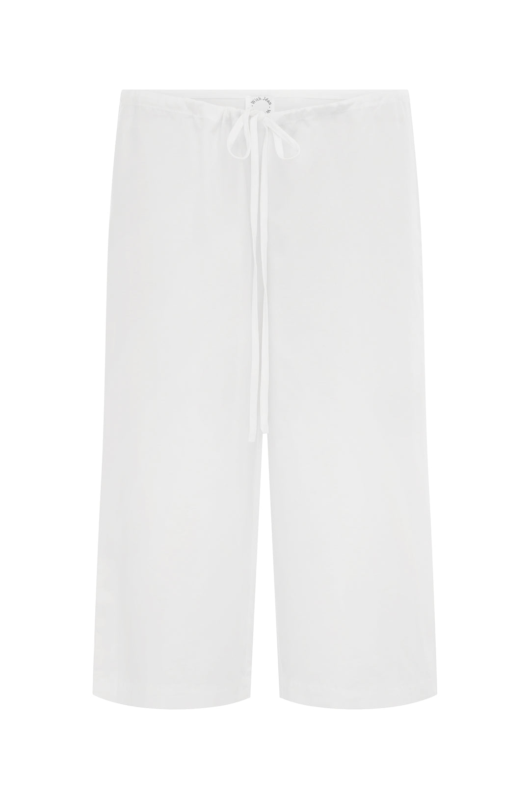 Arden Capri Pant | White