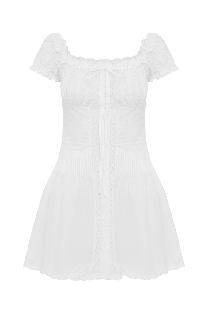 Aster Dress | White