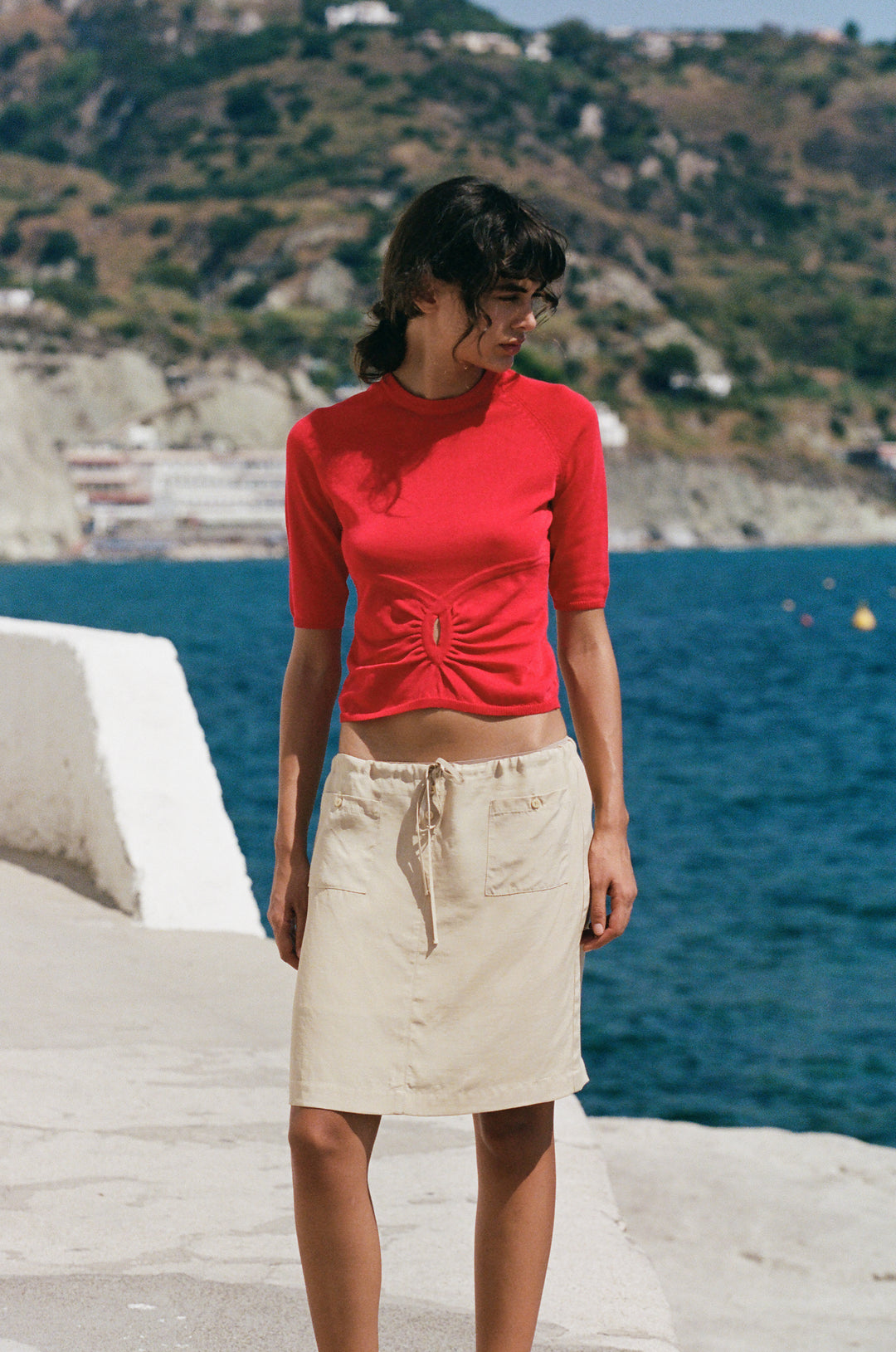 Avery Top | Red front view