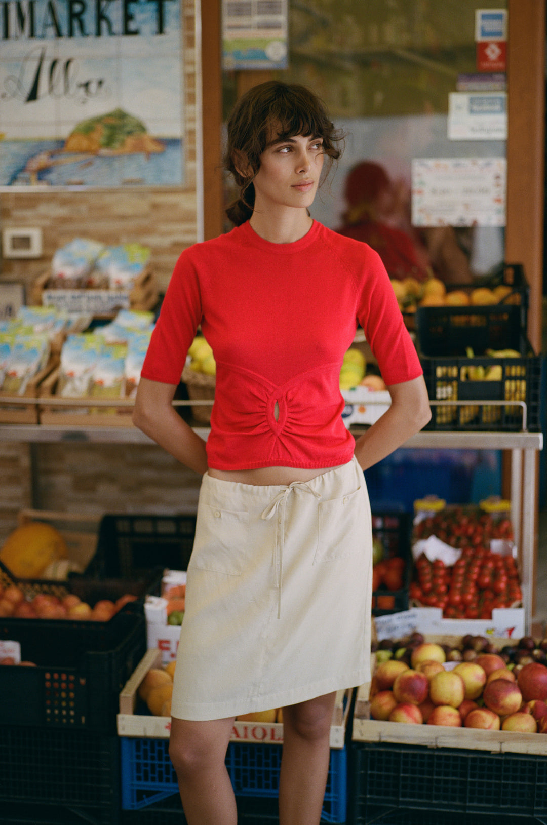 Avery Top | Red alternate product view