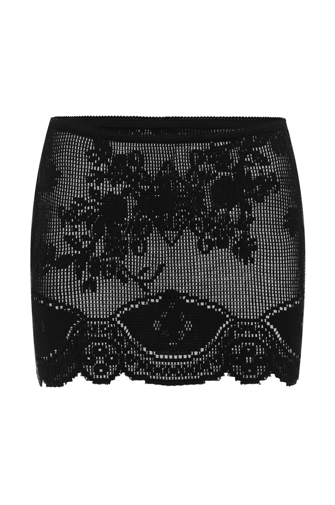 Belinda Skirt | Black Lace alternate product view