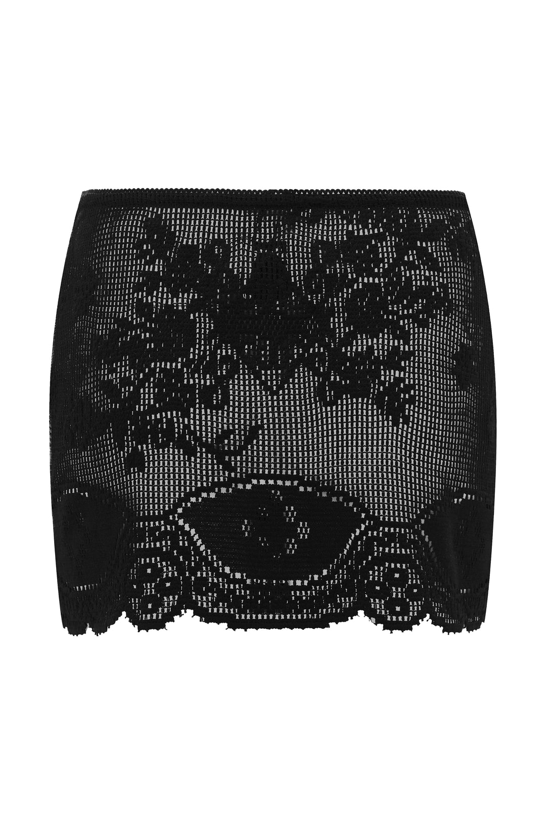 Belinda Skirt | Black Lace alternate product view