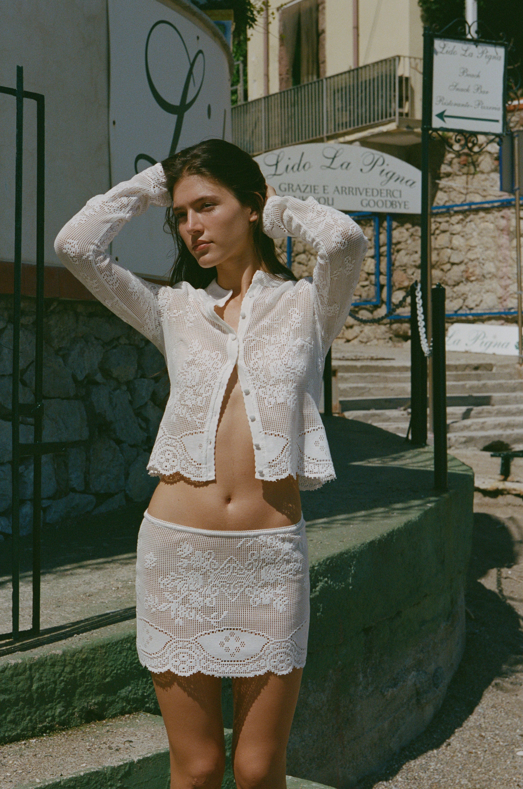 Belinda Skirt | White Lace – With Jéan