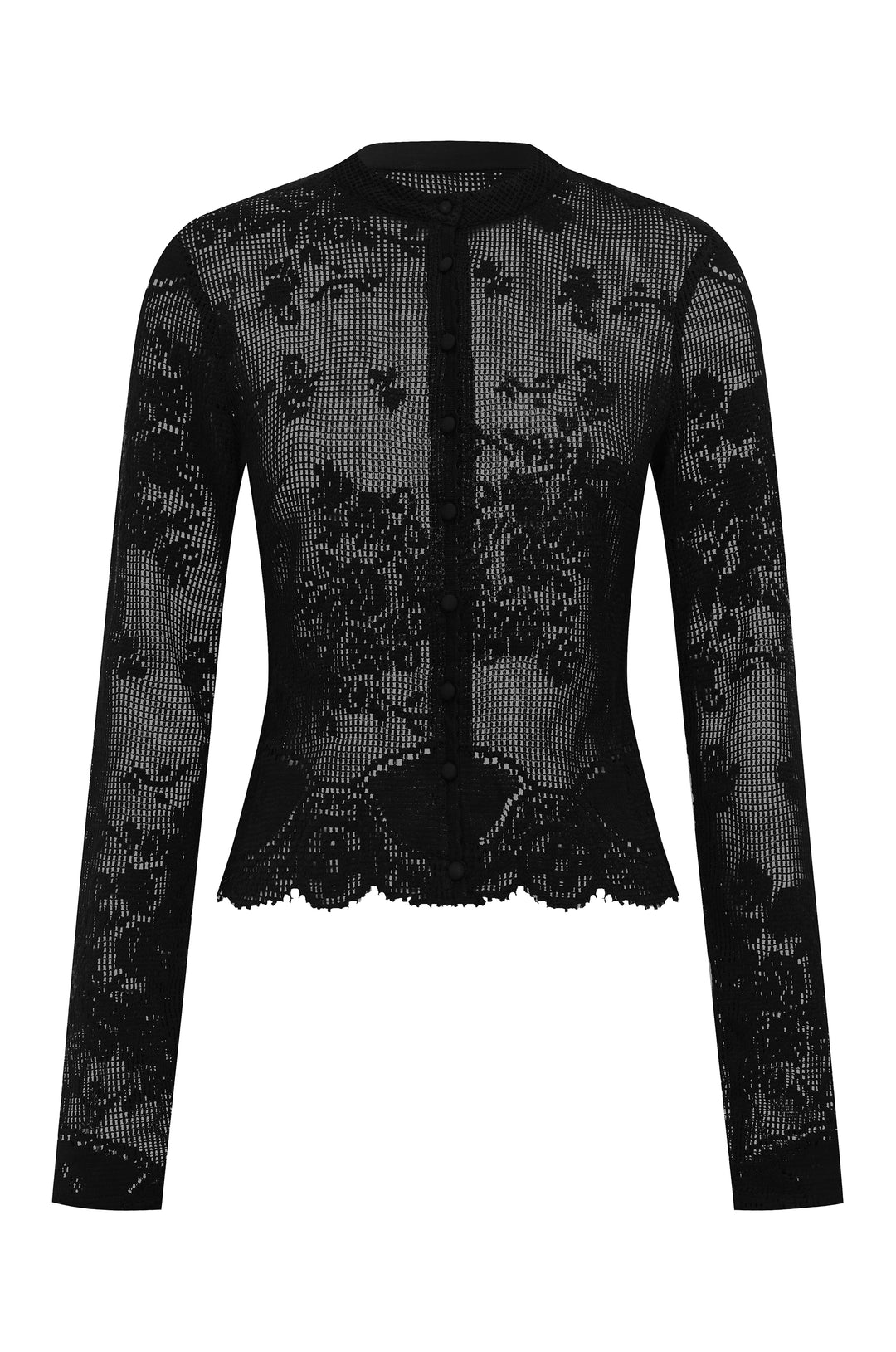Belinda Top | Black Lace