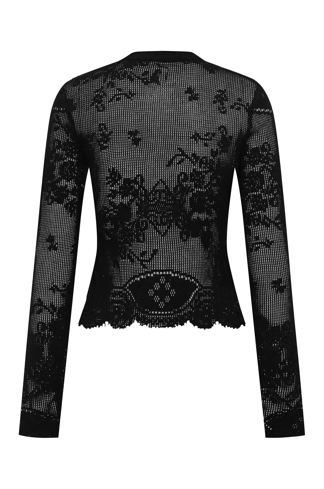 Belinda Top | Black Lace