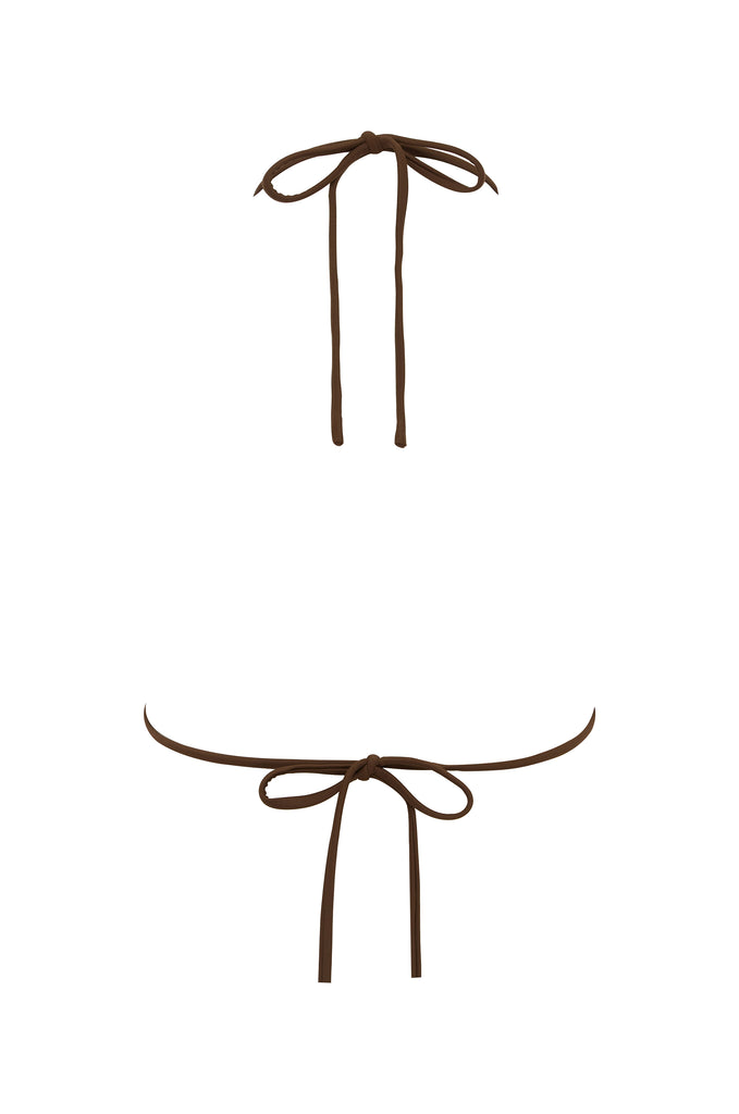 Billie Bikini Top | Chocolate