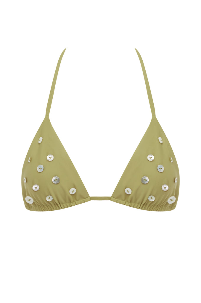 Billie Bikini Top | Moss