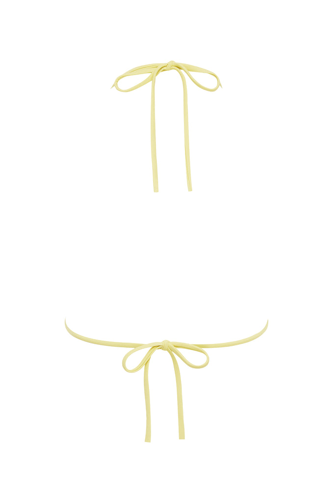 Billie Bikini Top | Yellow