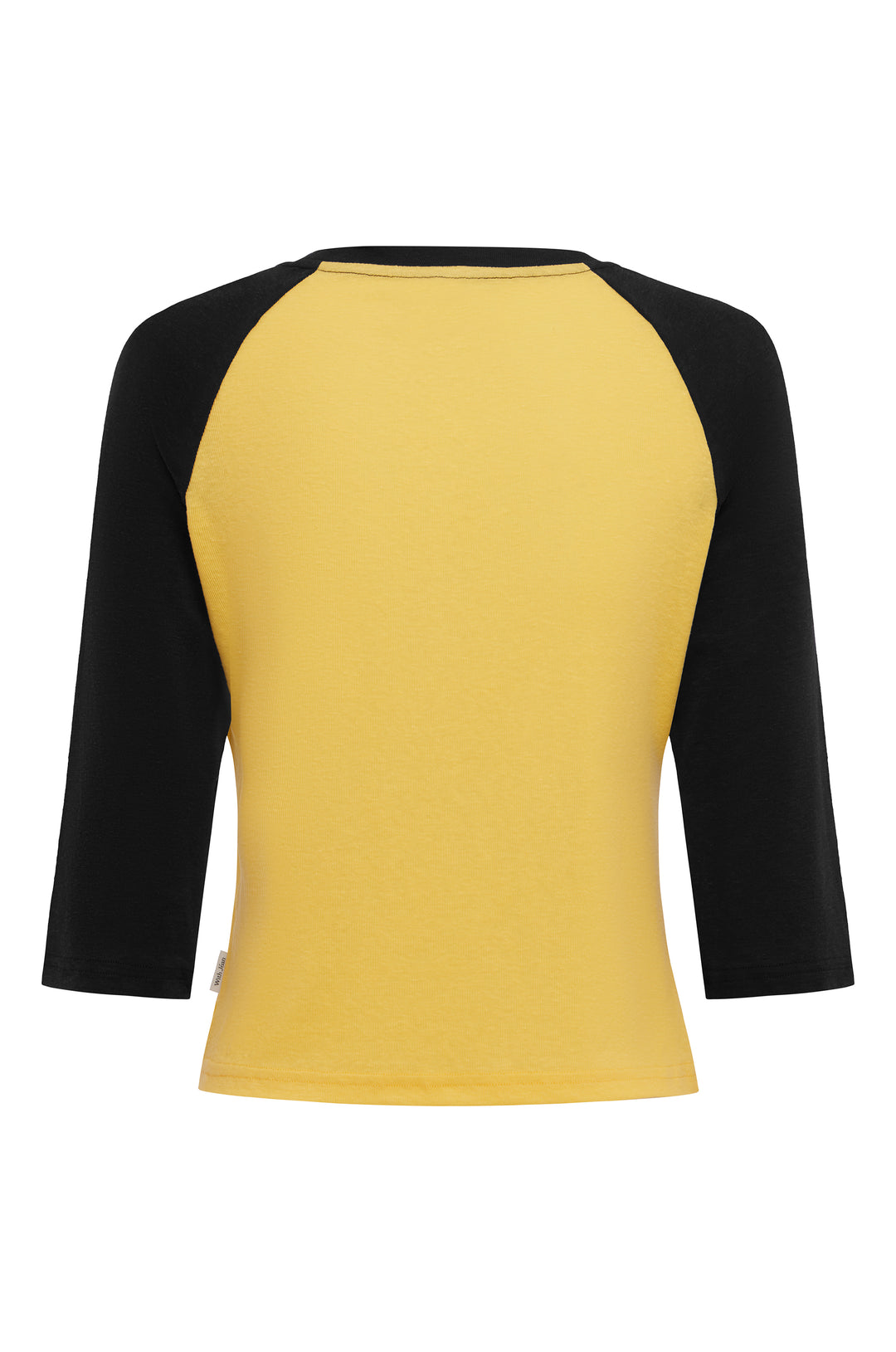 Billie Raglan Tee | Yellow / Midnight Navy alternate product view