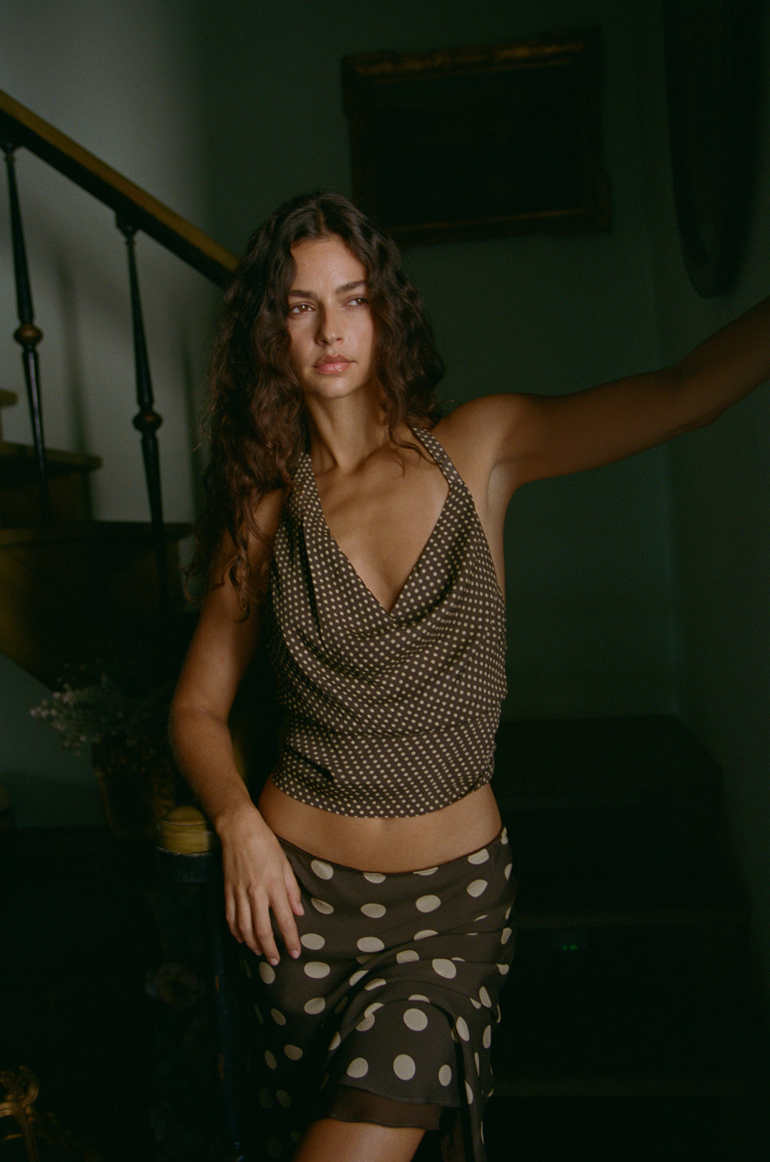 Casper Top | Yellow Dot