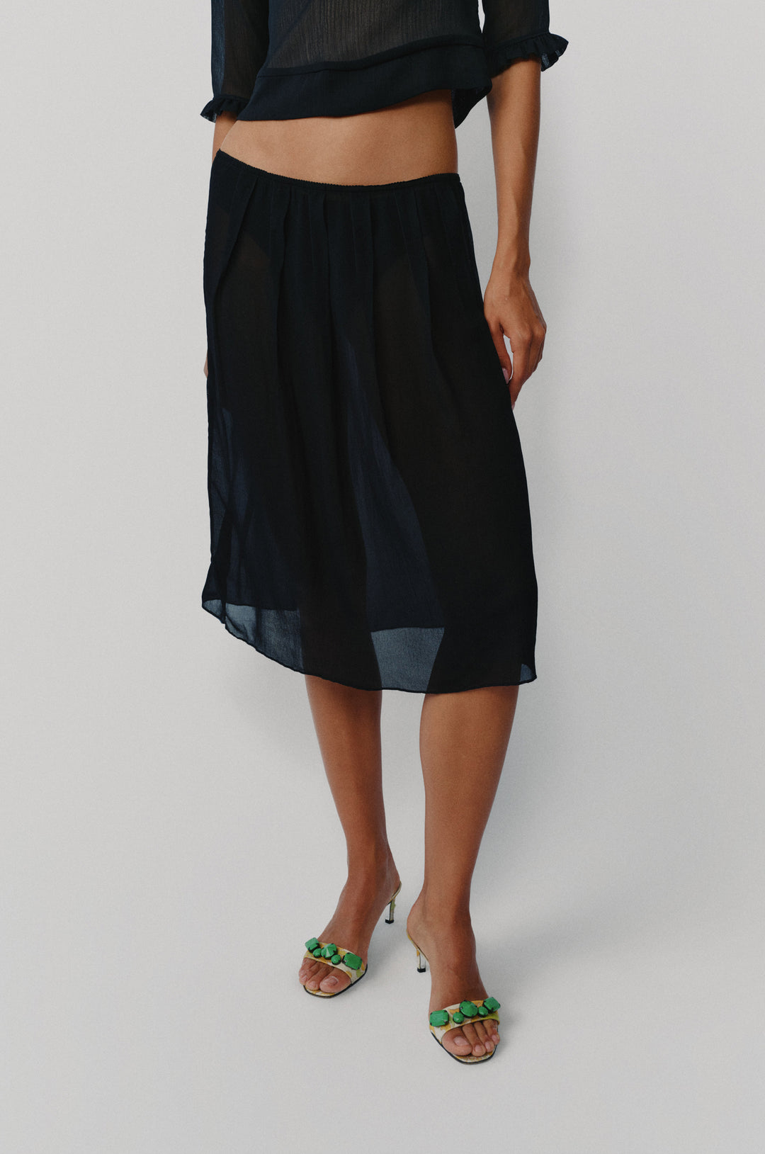 Celia Skirt | Black alternate product view
