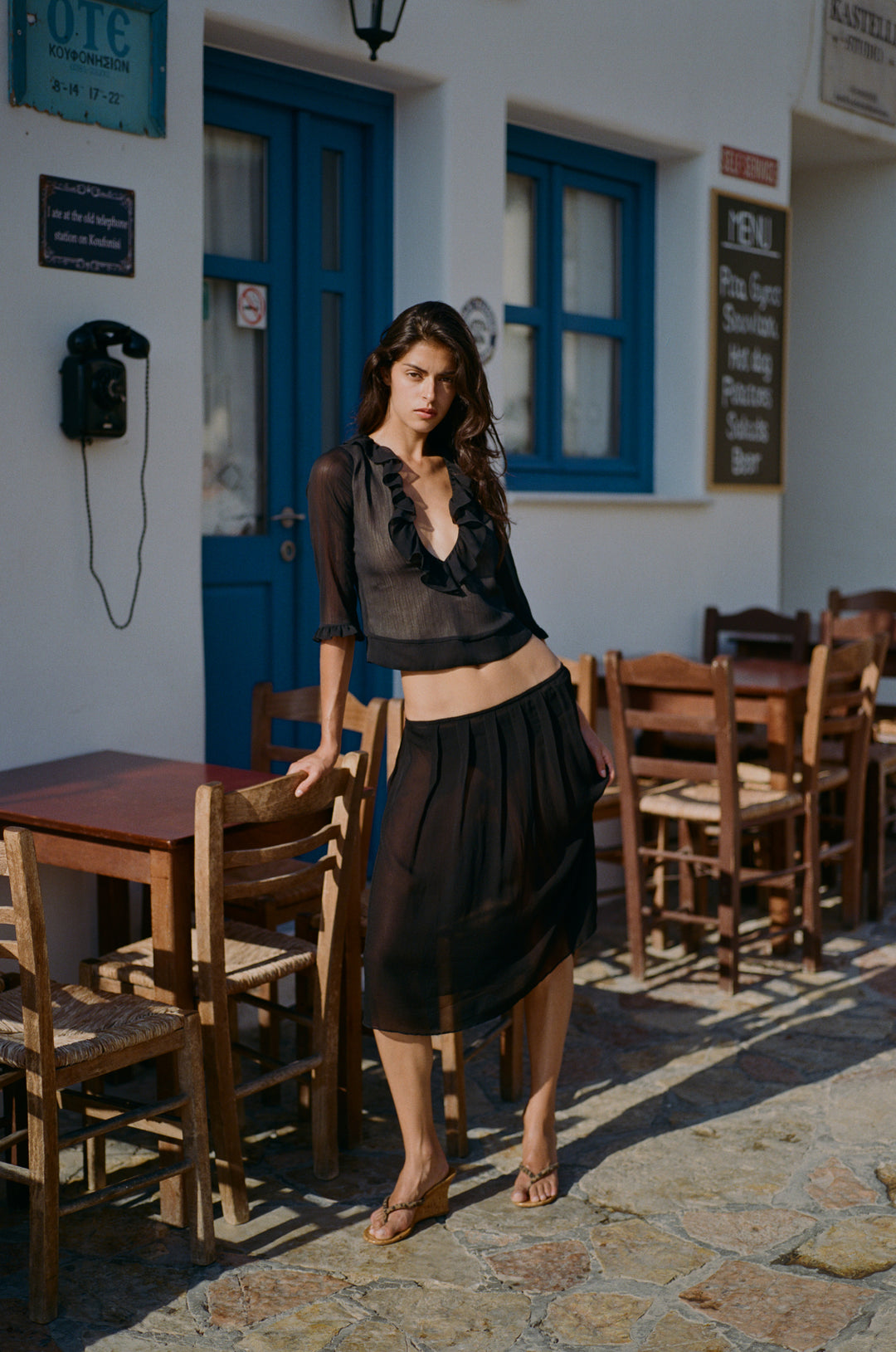 Celia Skirt | Black alternate product view